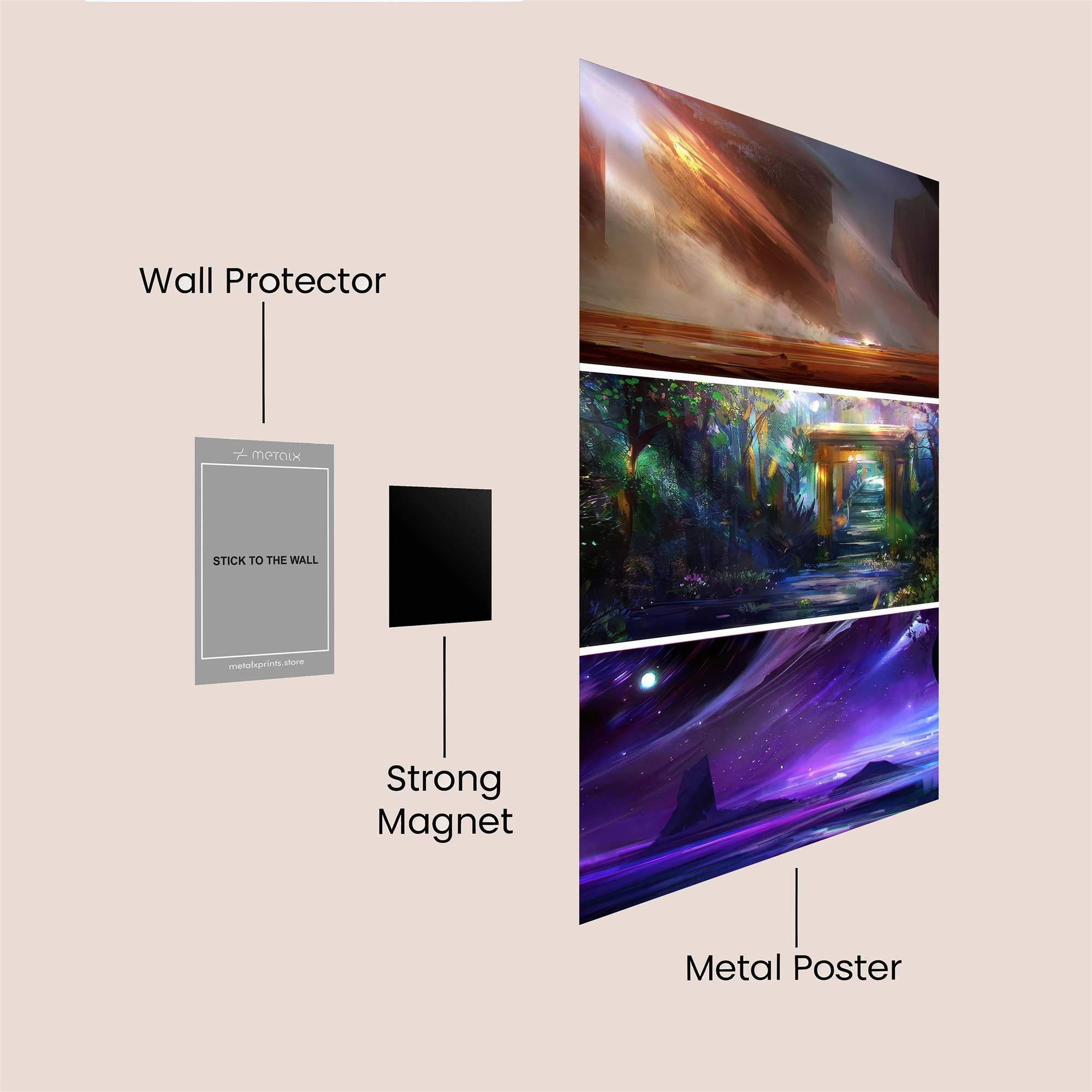 Canyon Radiance Safe Wall Magnetic / M
