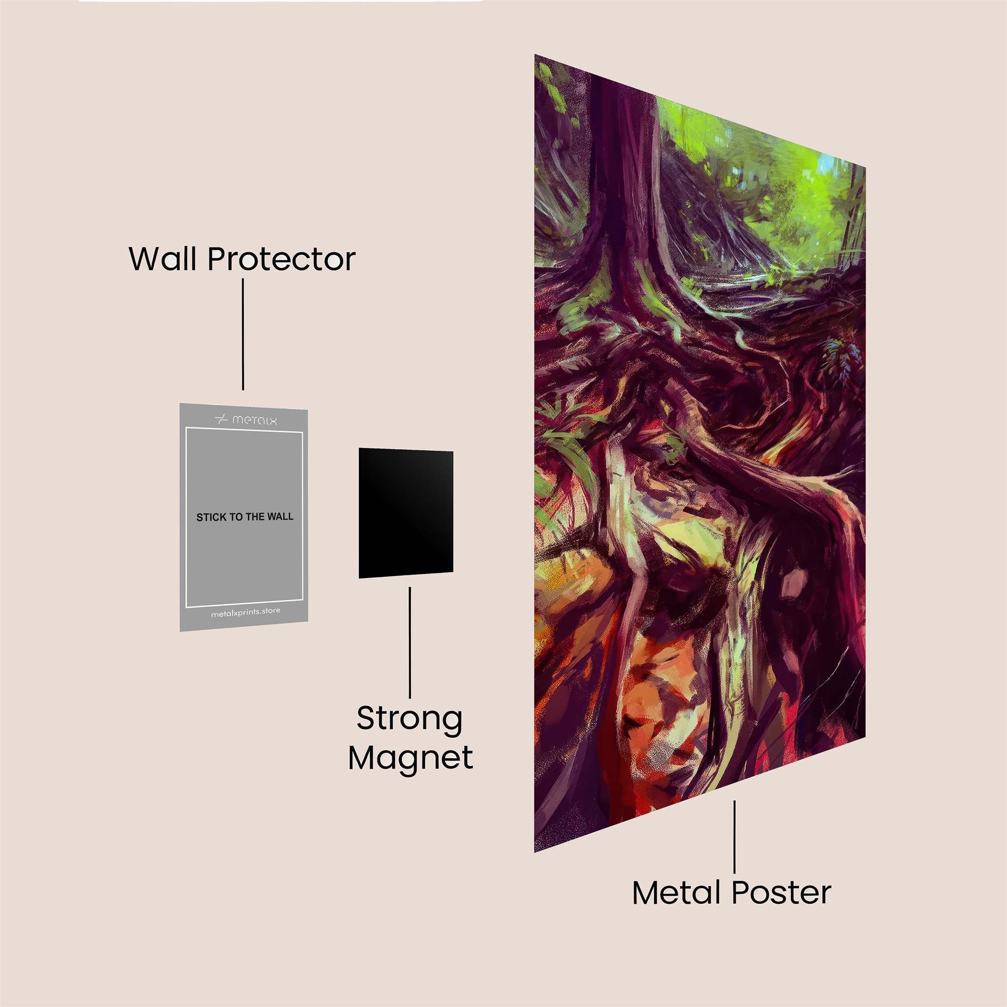 ForestWhisper Safe Wall Magnetic / M