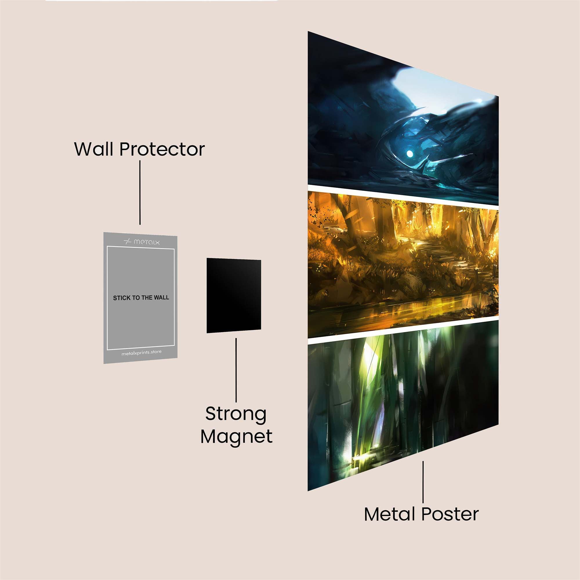 Cavernous Mystery Safe Wall Magnetic / M