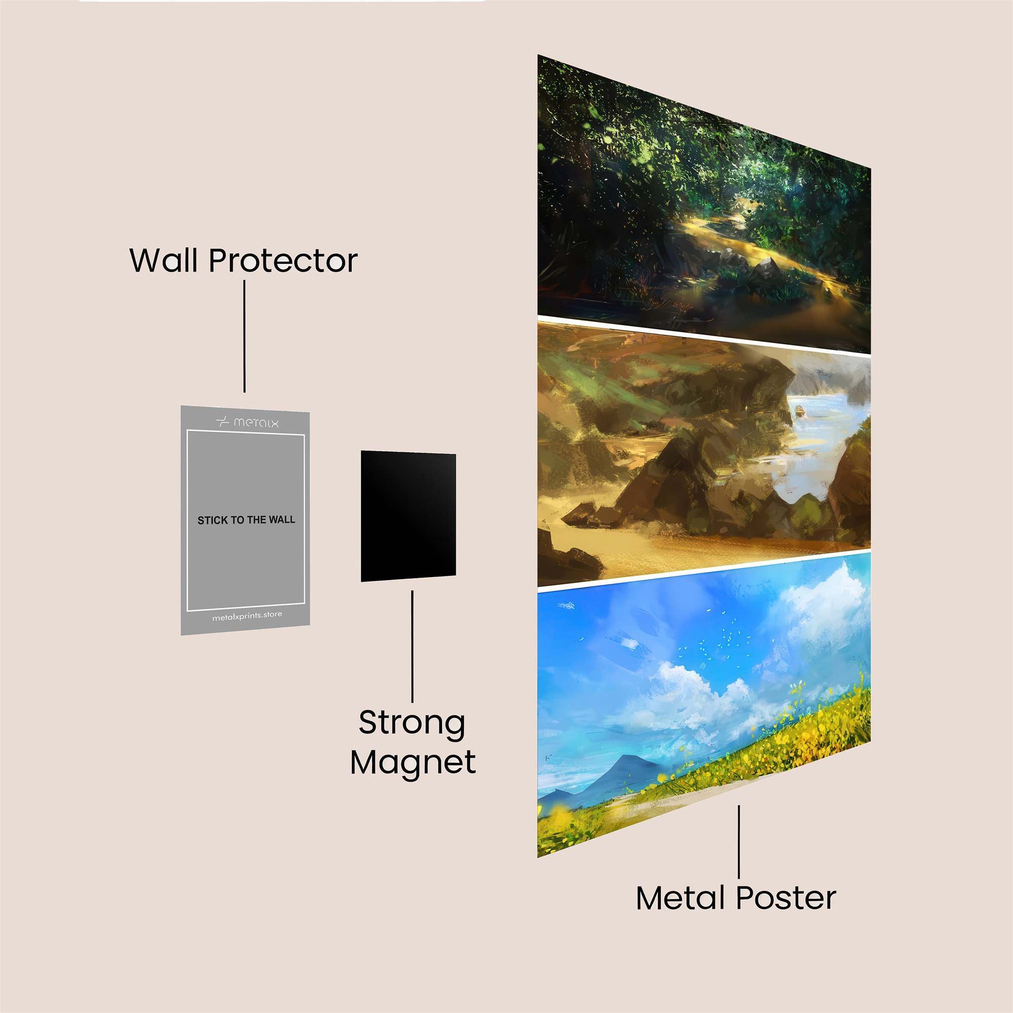 ForestWhisper Safe Wall Magnetic / M