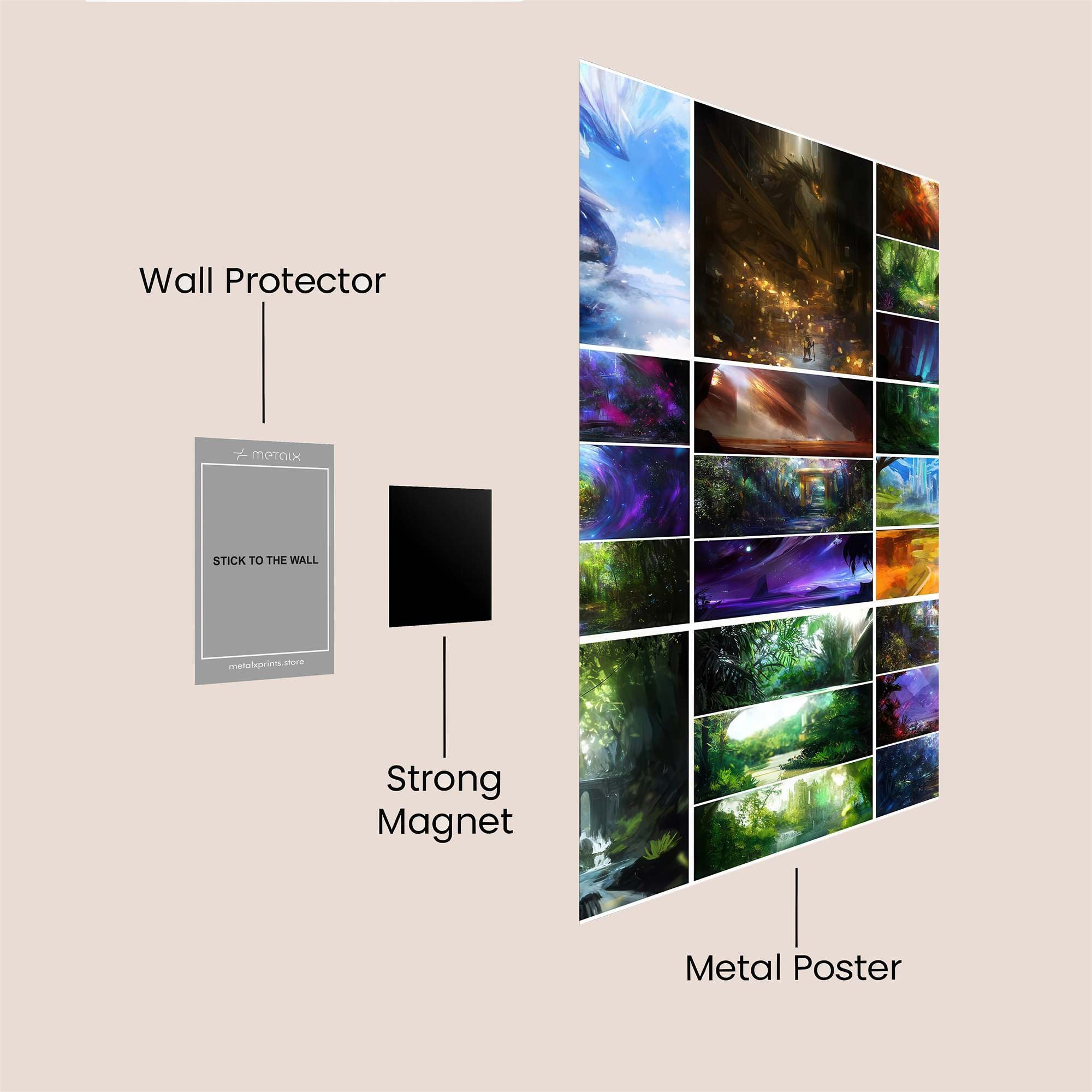 Mystic Serenity Safe Wall Magnetic / M