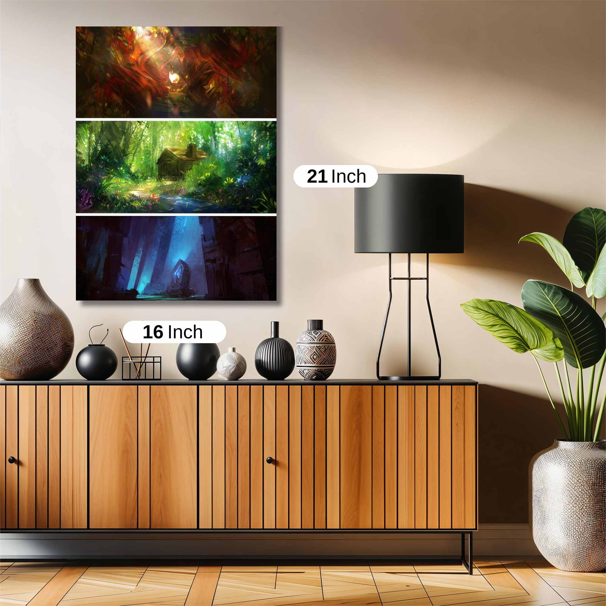 Sunset Serenity Safe Wall Magnetic / M