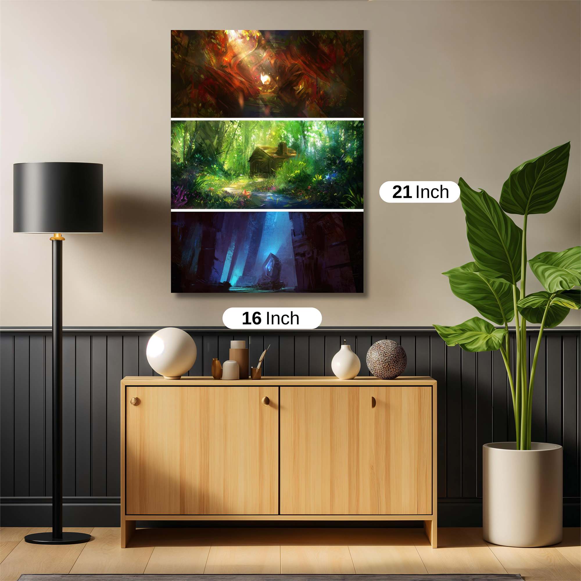 Sunset Serenity Safe Wall Magnetic / M