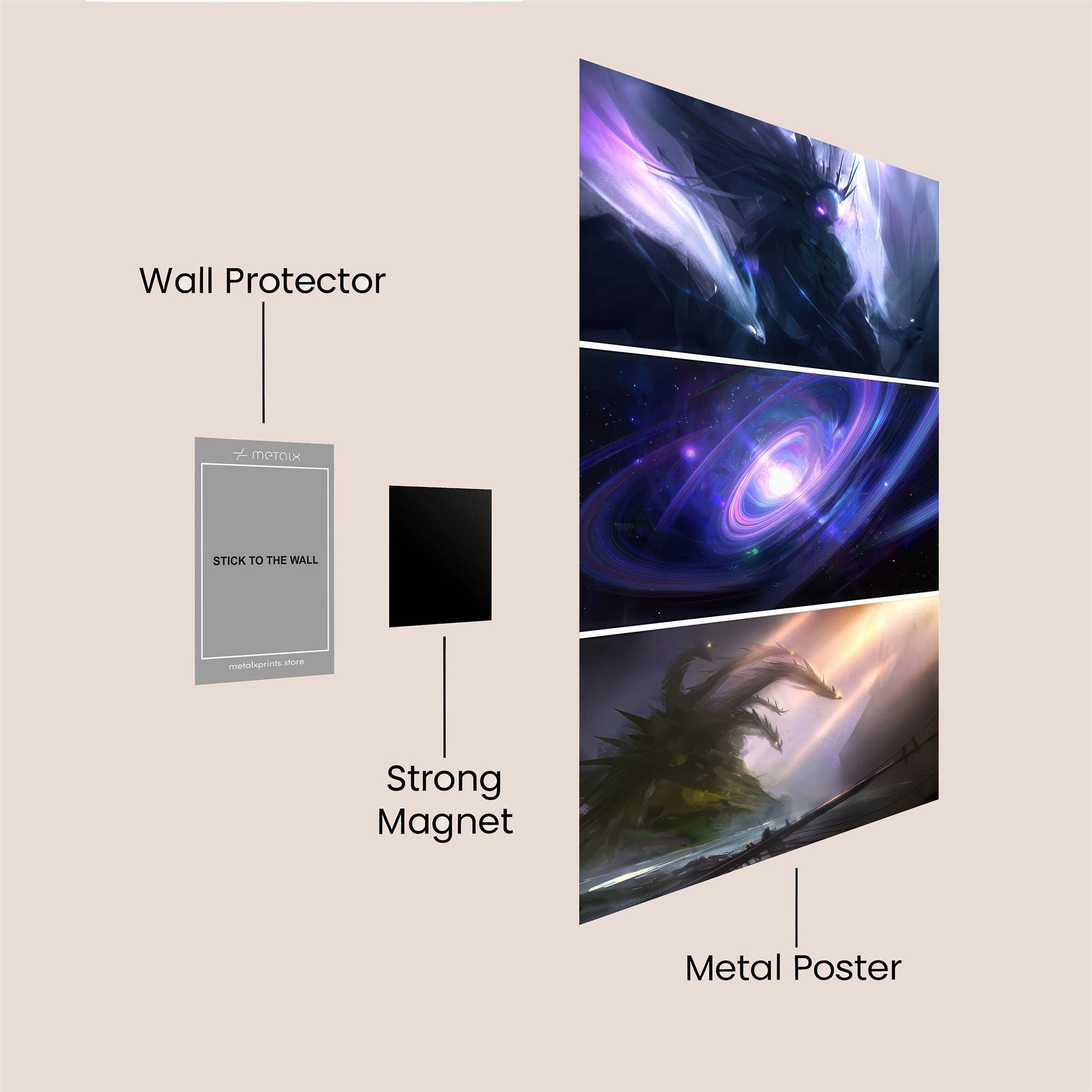 Dragon Enigma Safe Wall Magnetic / M