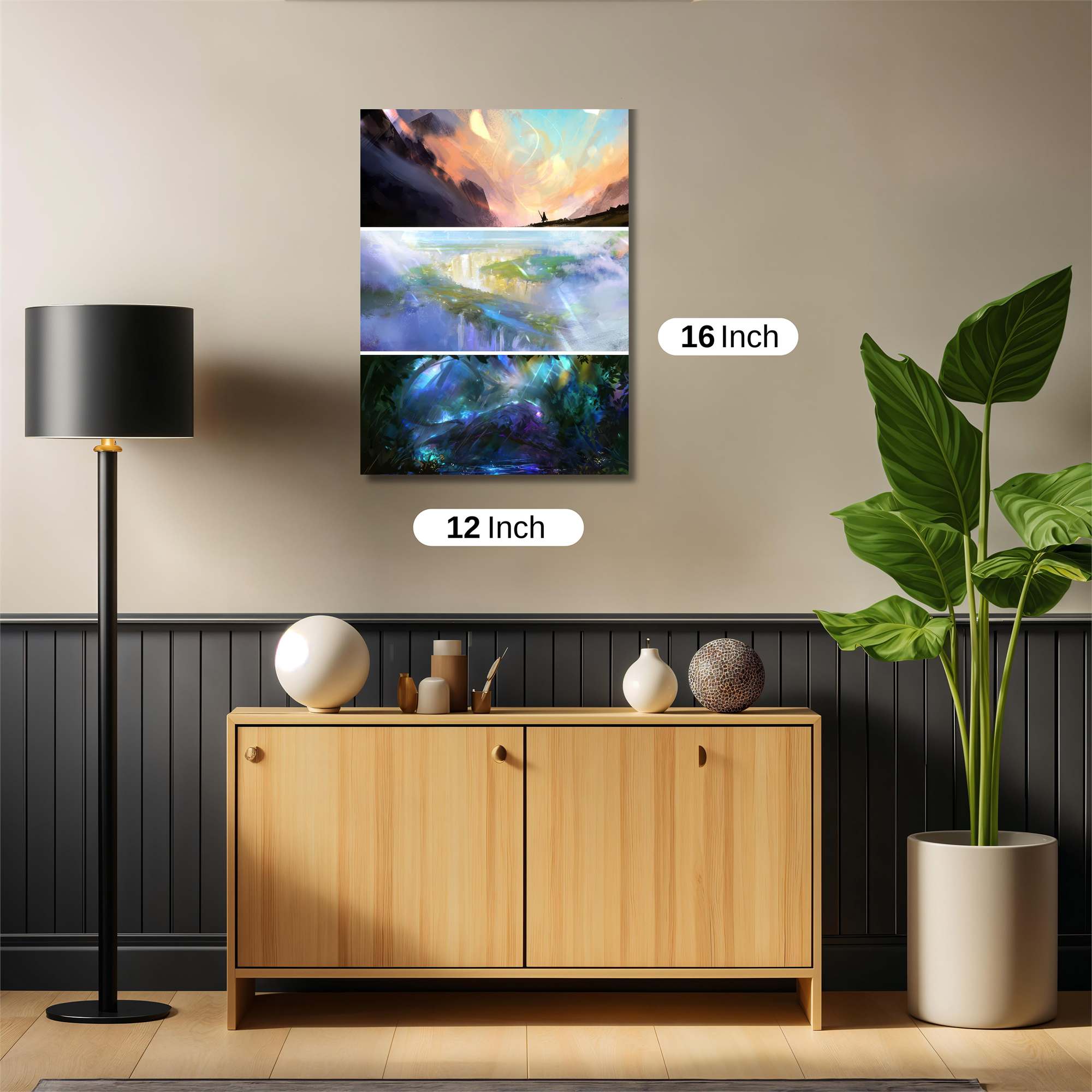 Sunset Serenity Safe Wall Magnetic / M