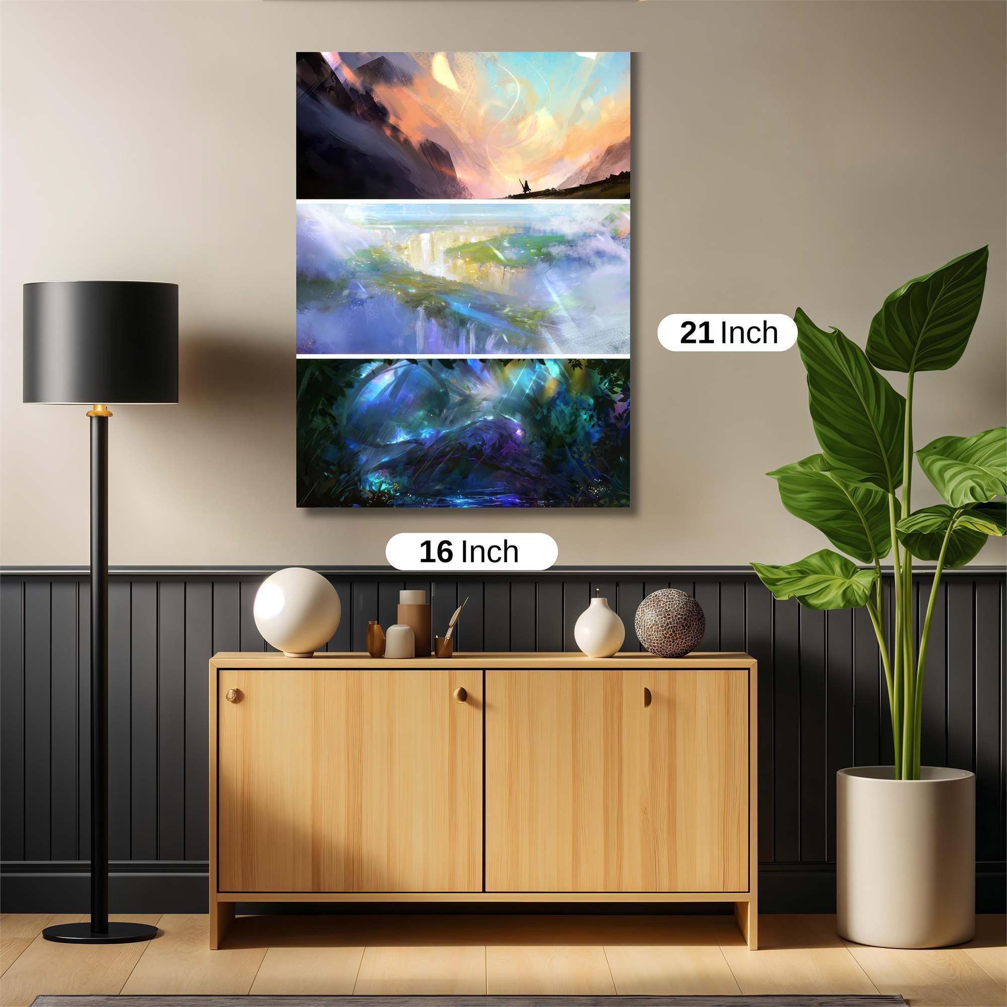 Sunset Serenity Safe Wall Magnetic / M