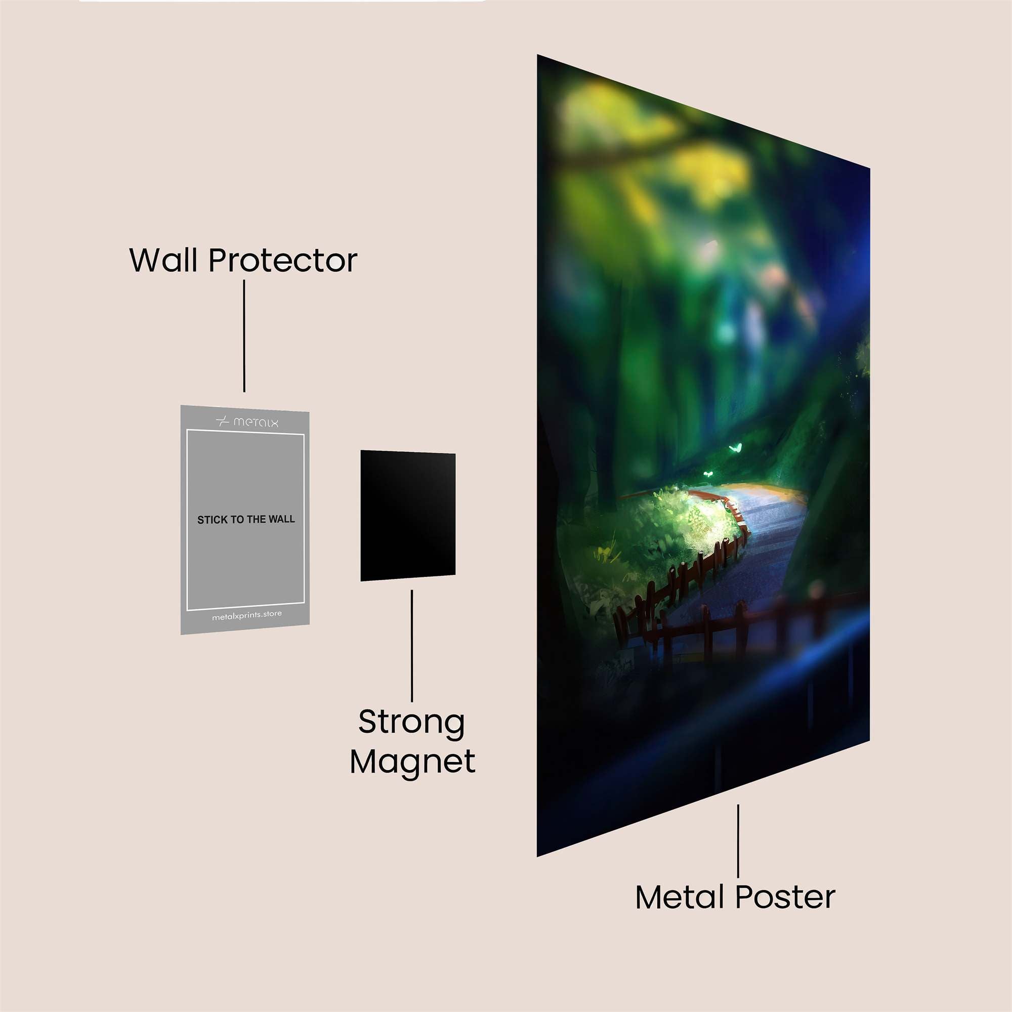 Forest Whisper Safe Wall Magnetic / M