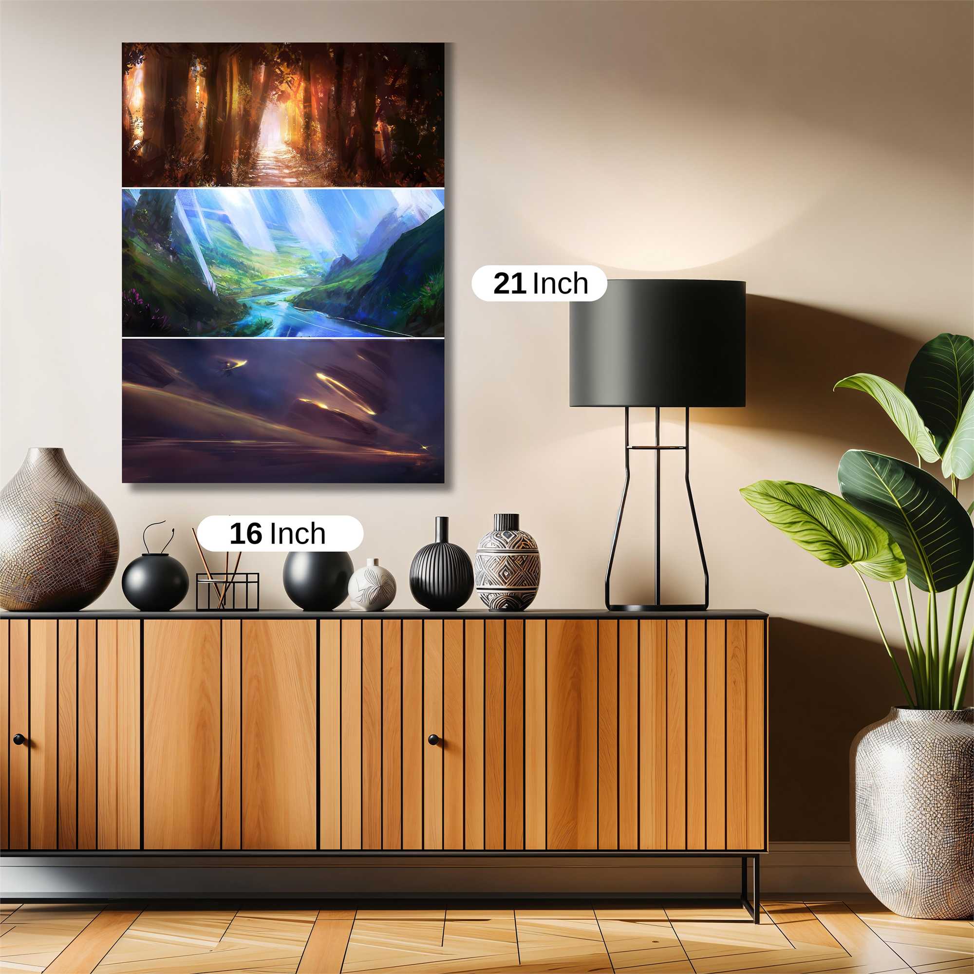 Forest Radiance, Valley Serenity, Cosmic Rush Safe Wall Magnetic / M