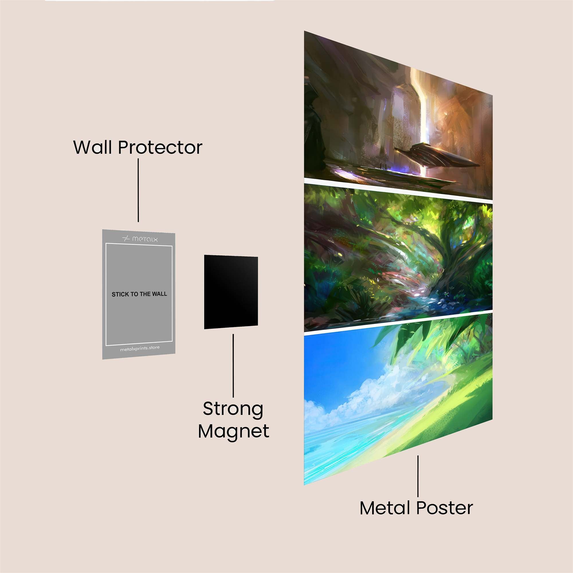 Portal Radiance Safe Wall Magnetic / M