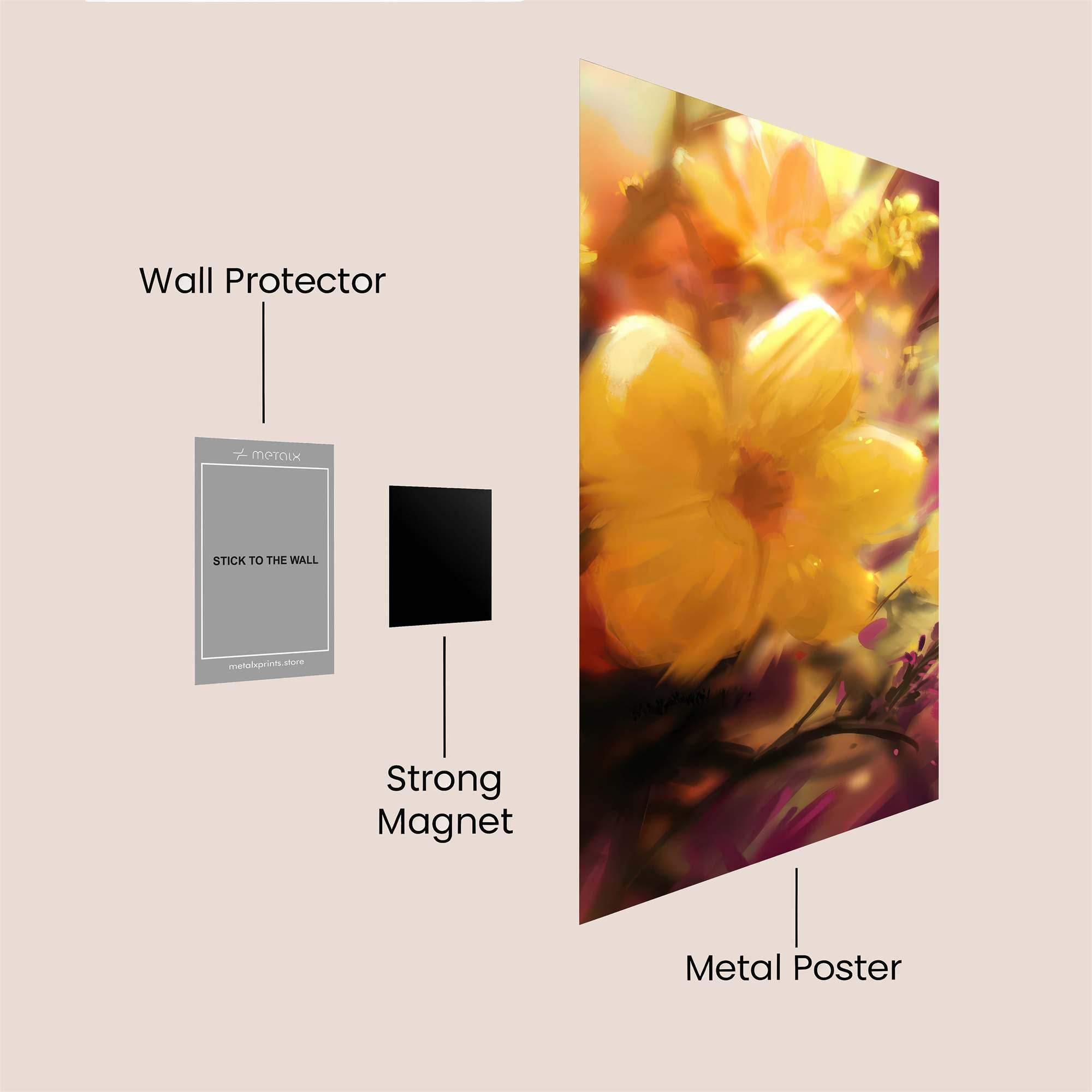 Blossom Radiance Safe Wall Magnetic / M