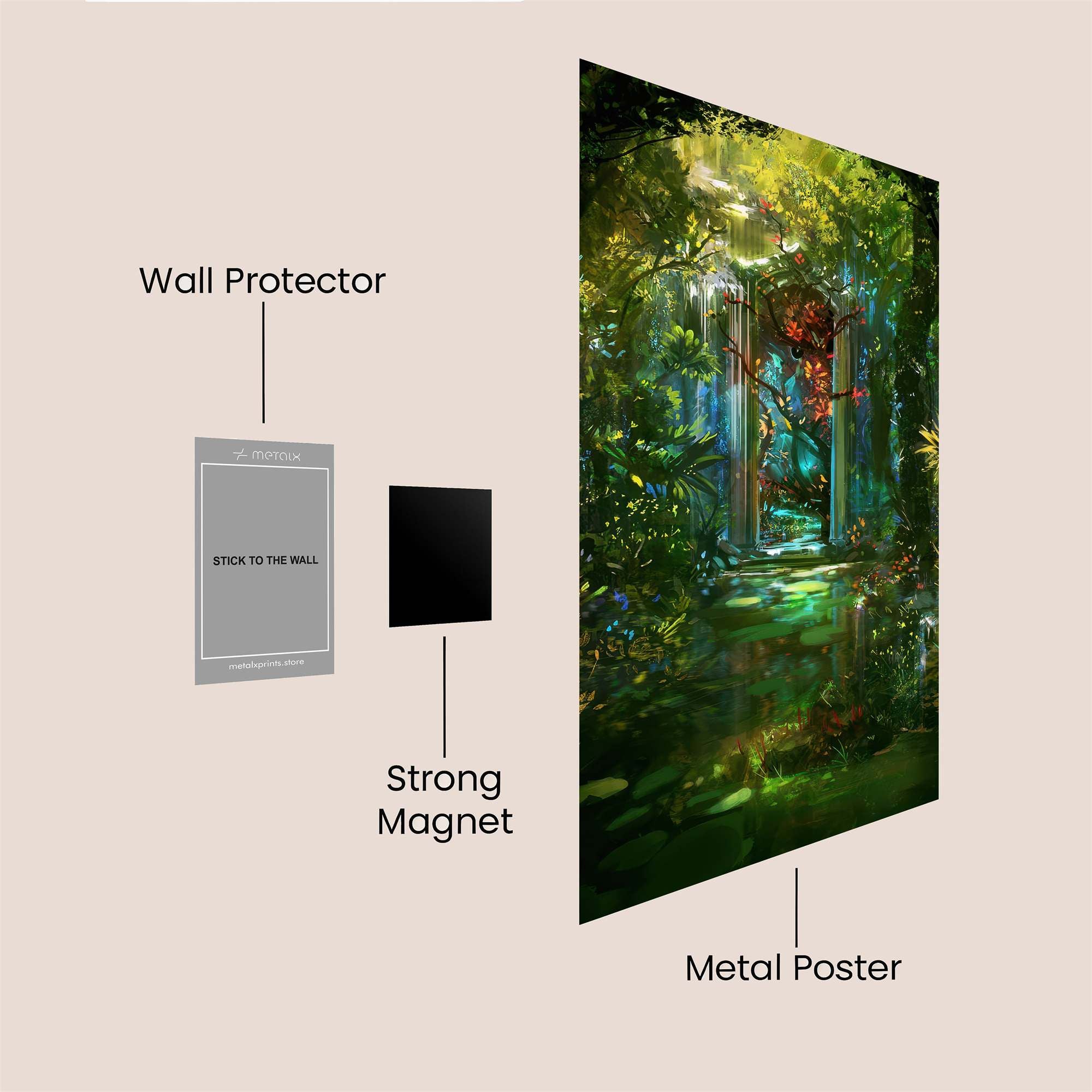 Portal Enchanting Safe Wall Magnetic / M