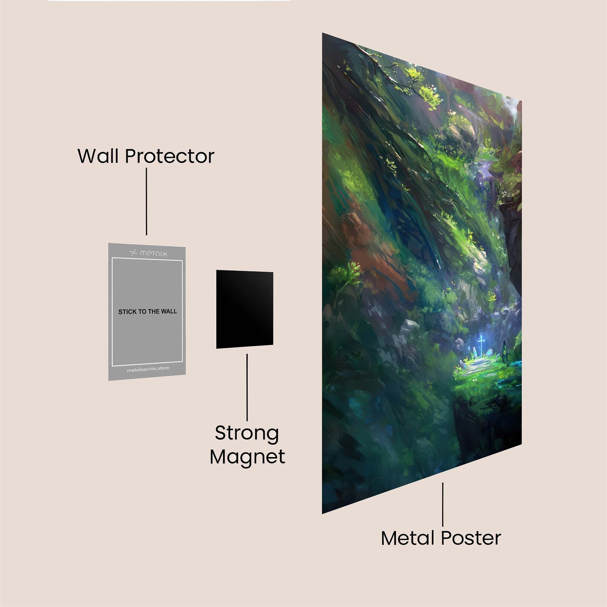 Canyon Serenity Safe Wall Magnetic / M