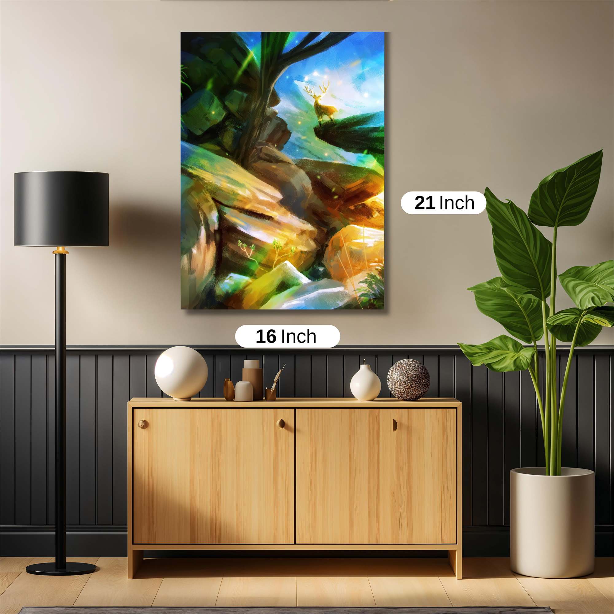 Deer Radiance Safe Wall Magnetic / M