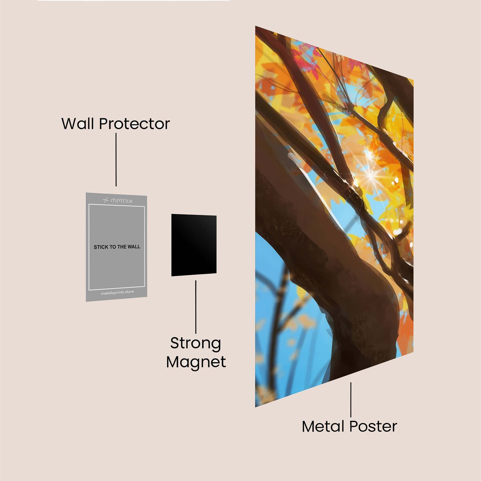 Autumn Serenity Safe Wall Magnetic / M