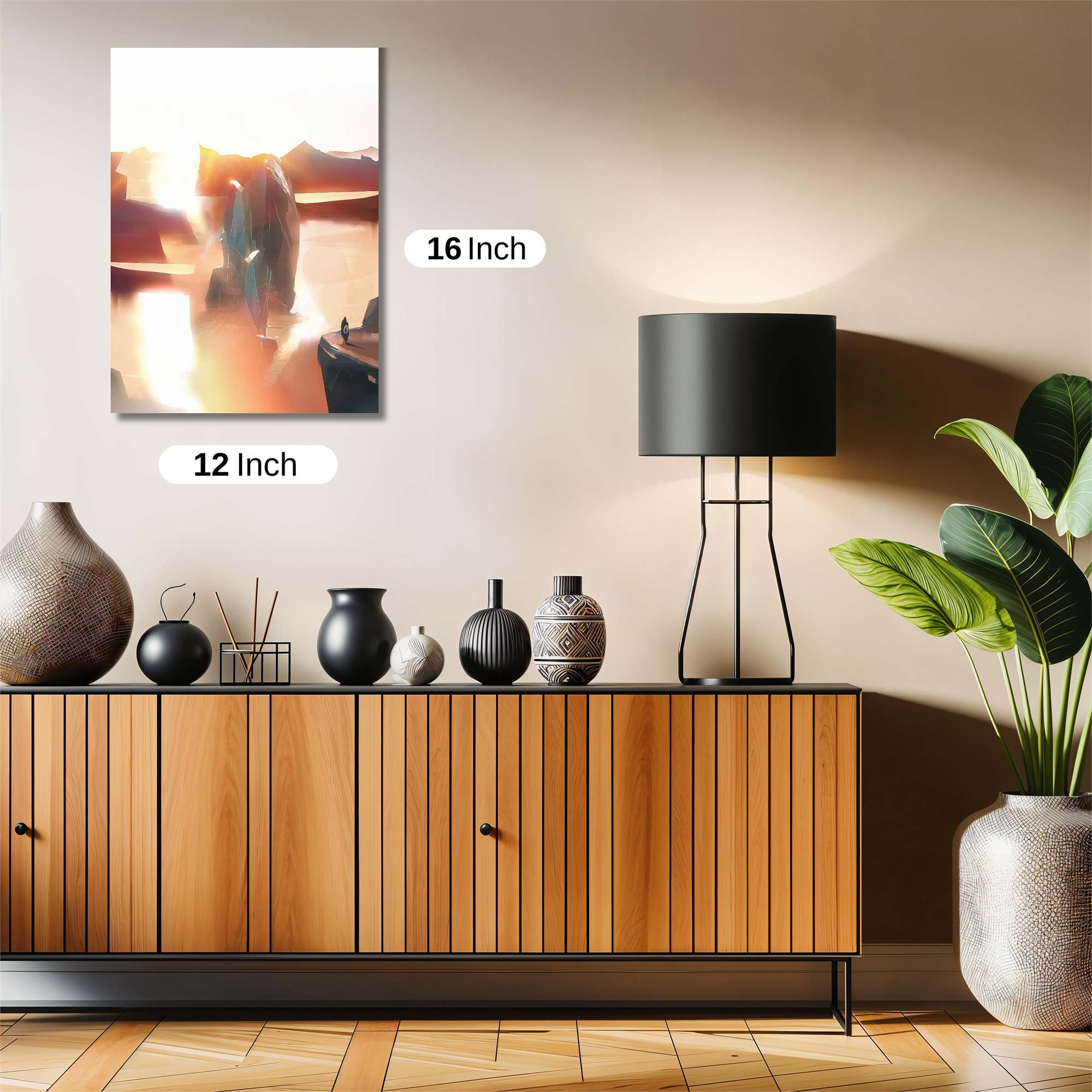 Sunset Serenity Safe Wall Magnetic / M