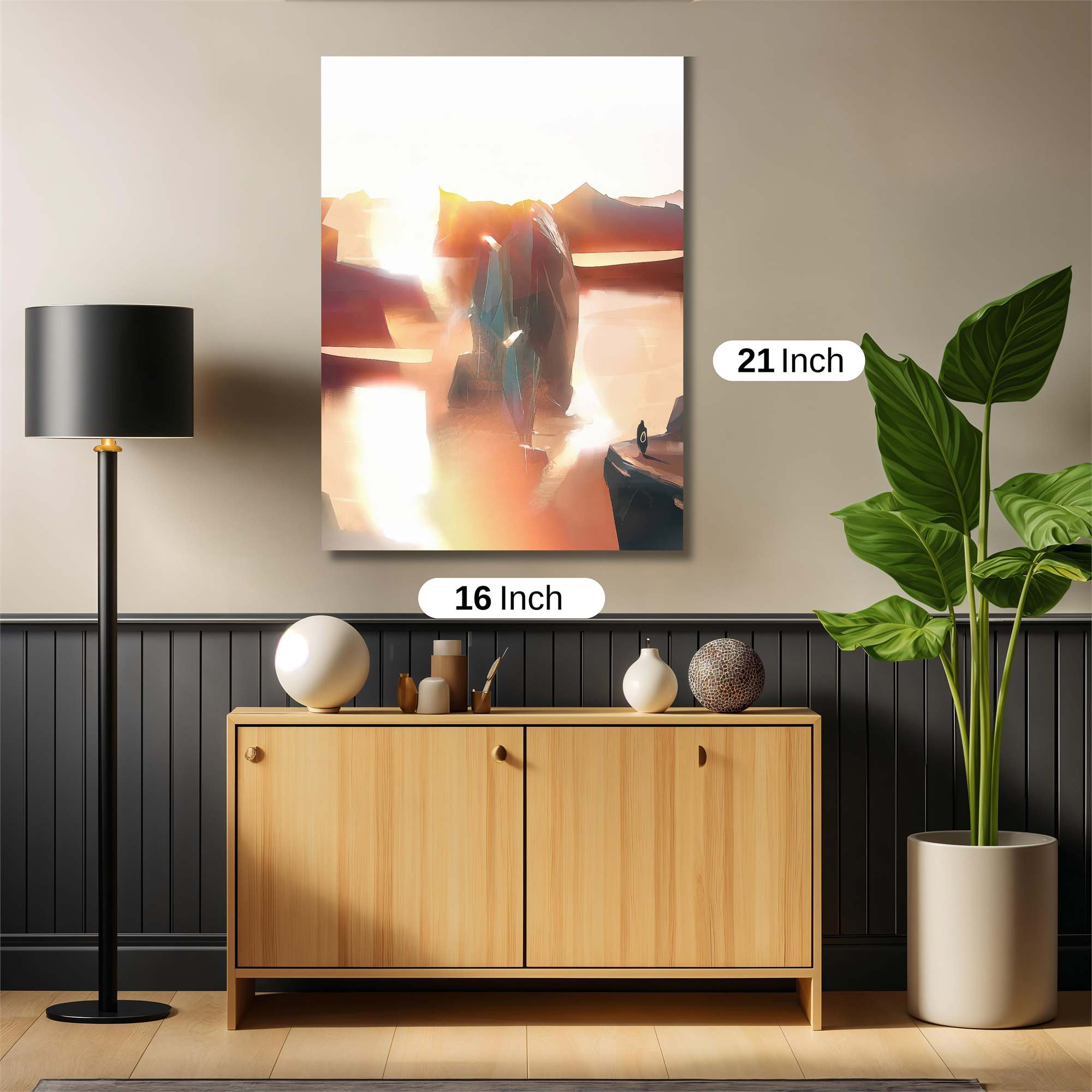 Sunset Serenity Safe Wall Magnetic / M