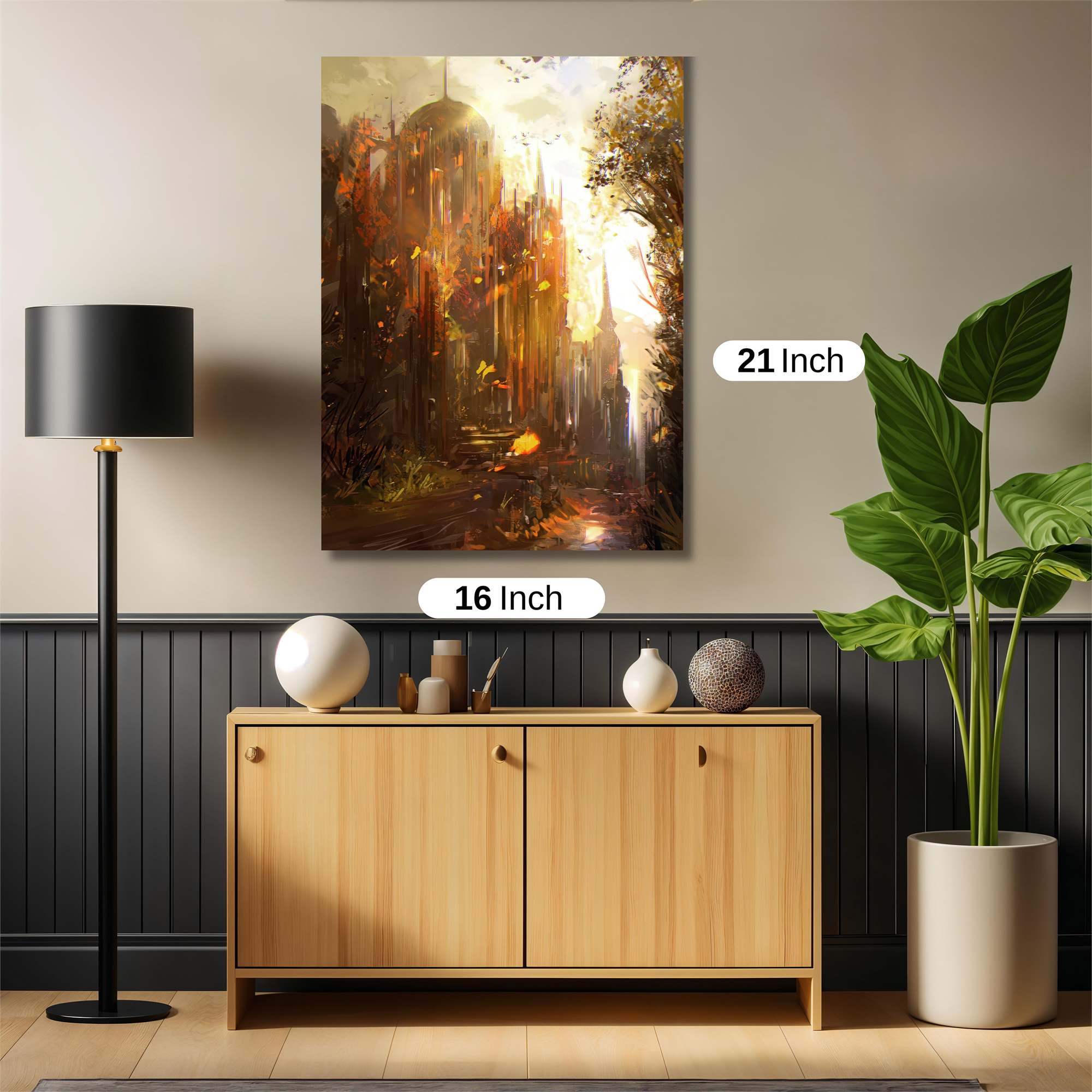 Autumnal Cathedral Safe Wall Magnetic / M