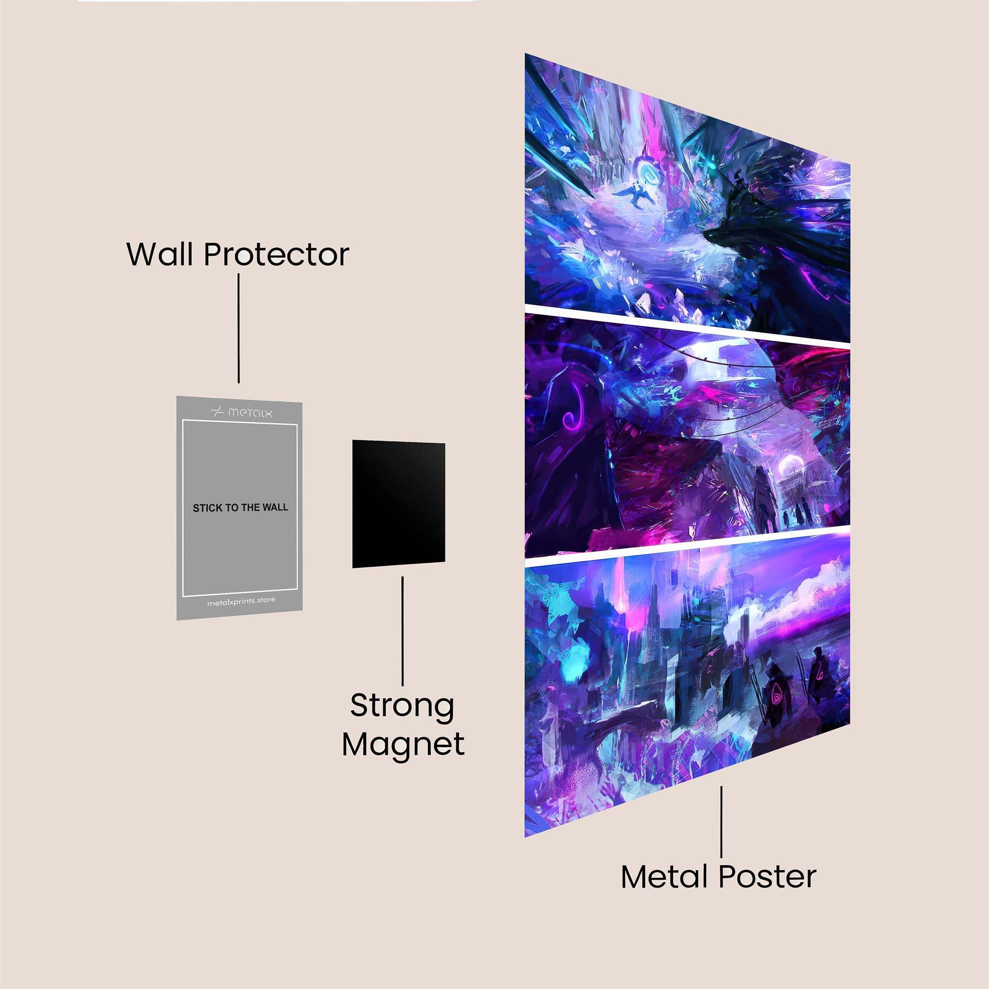 Nebula Whimsy Safe Wall Magnetic / M
