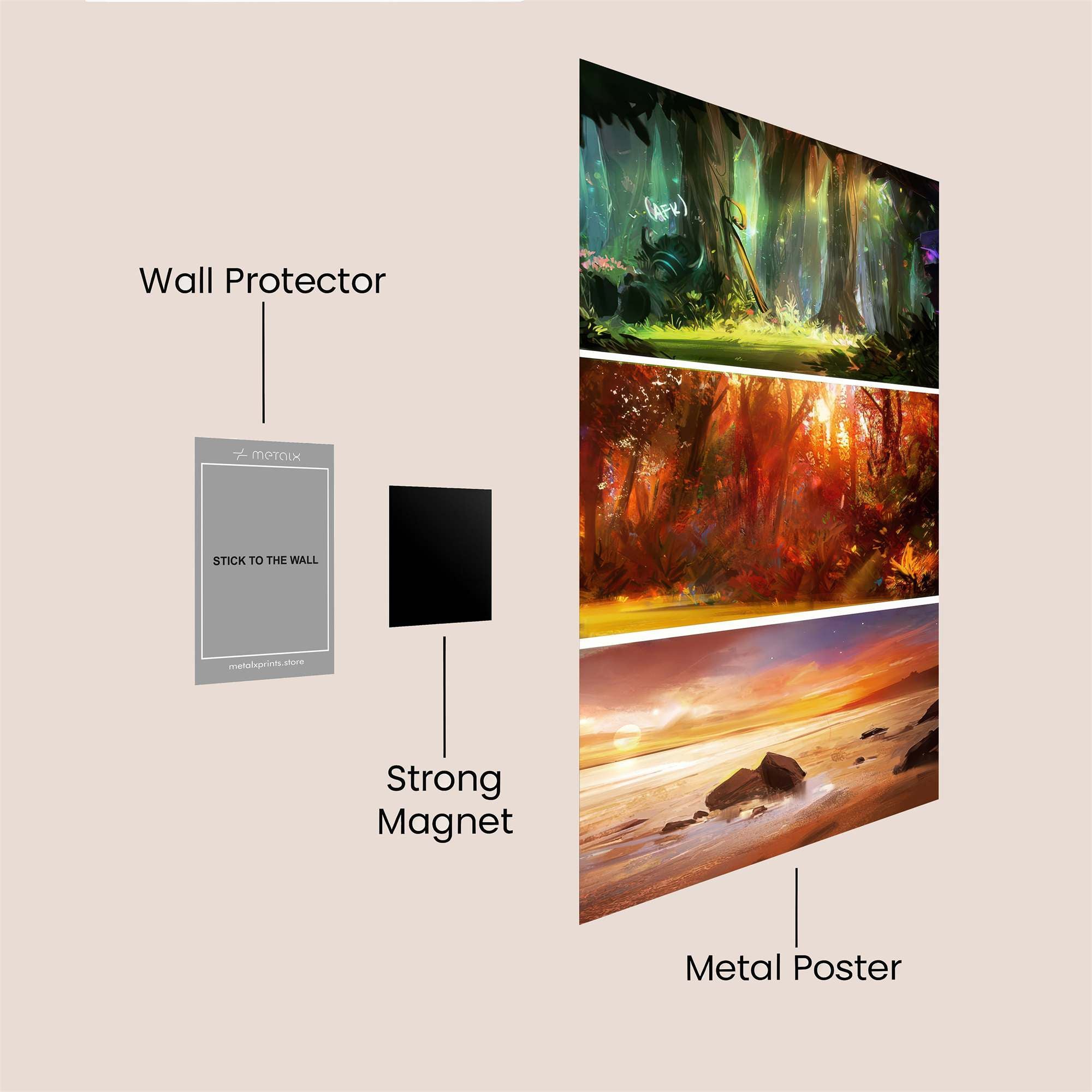 ForestWhimsy Safe Wall Magnetic / M