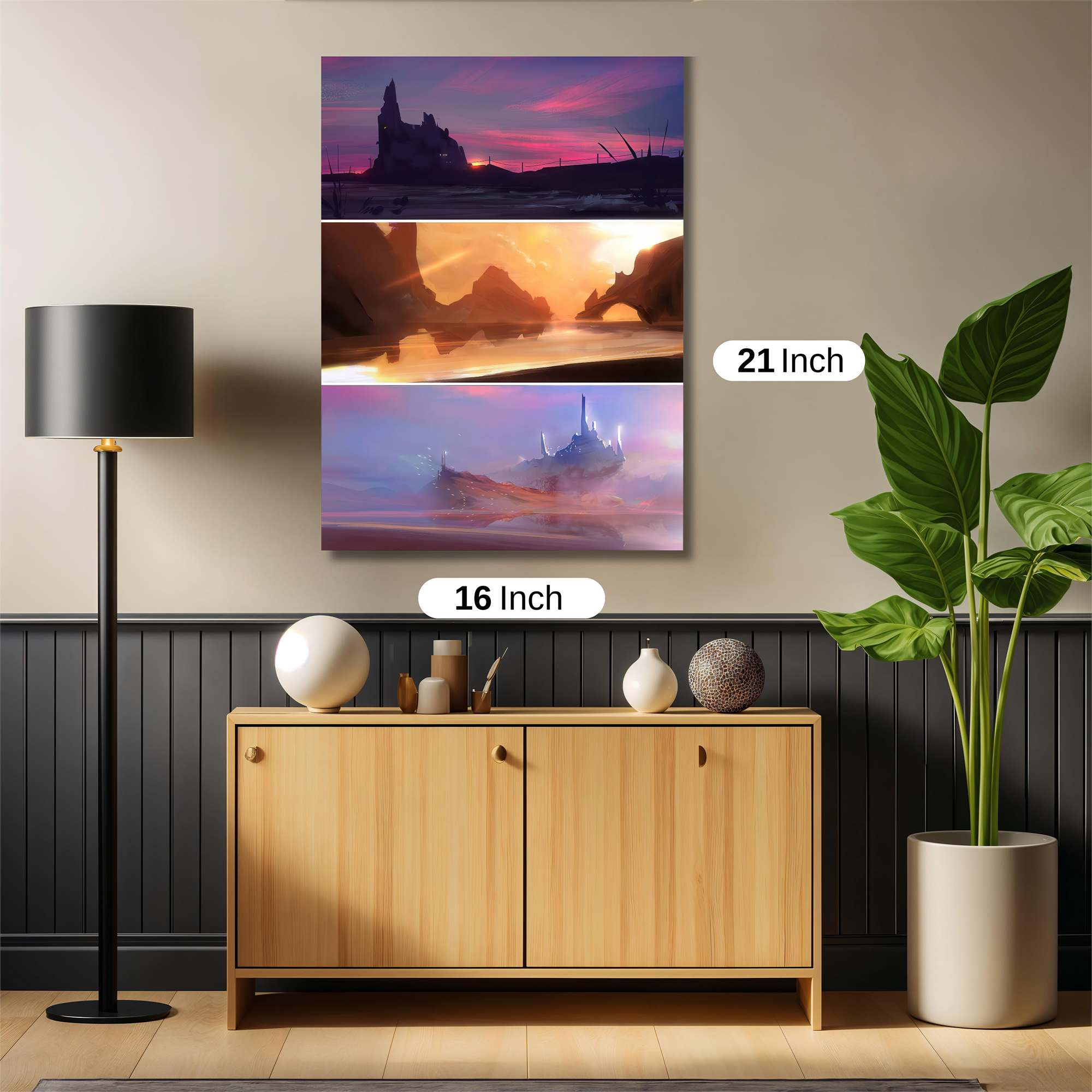 Ruins Twilight Safe Wall Magnetic / M