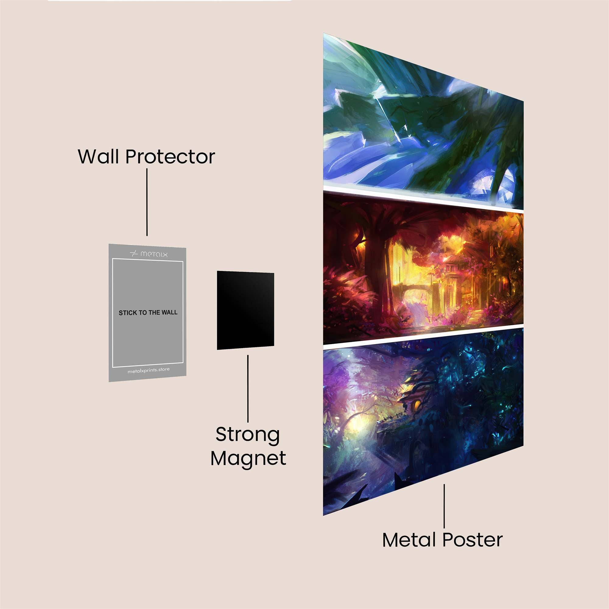 Mystic Tranquil Safe Wall Magnetic / M