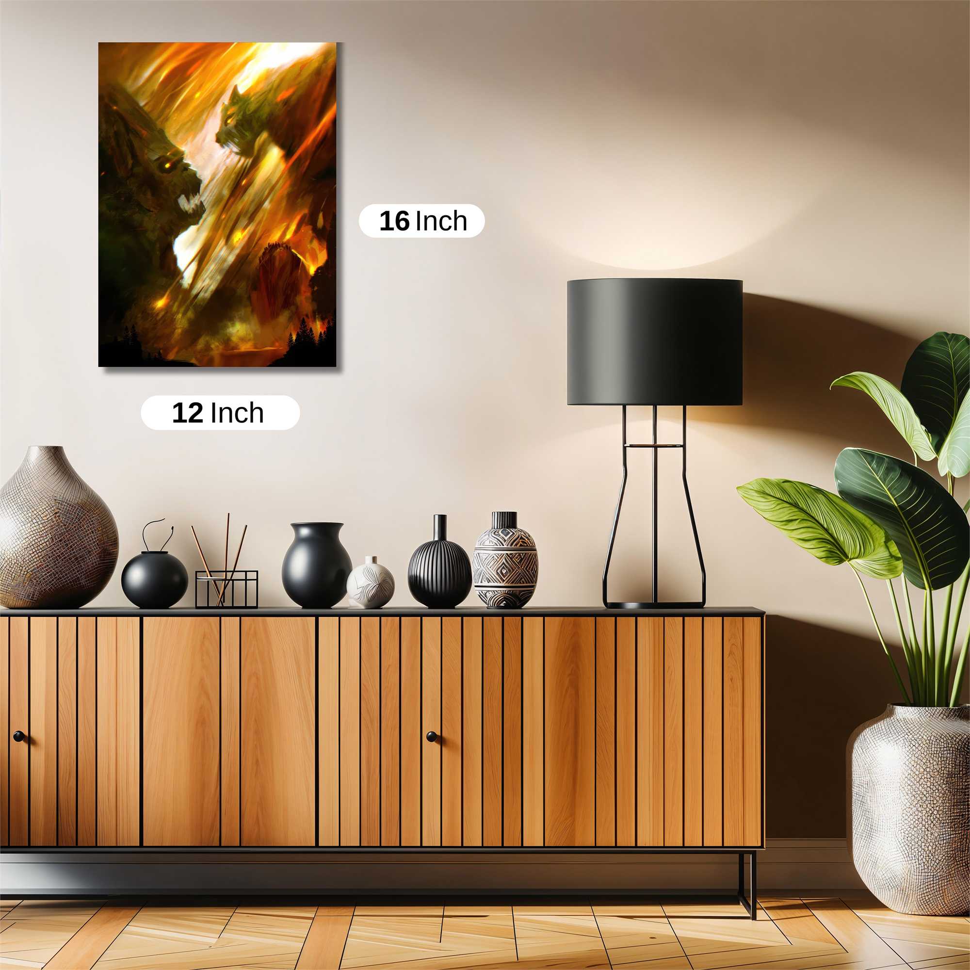 Godzilla Ferocity Safe Wall Magnetic / M