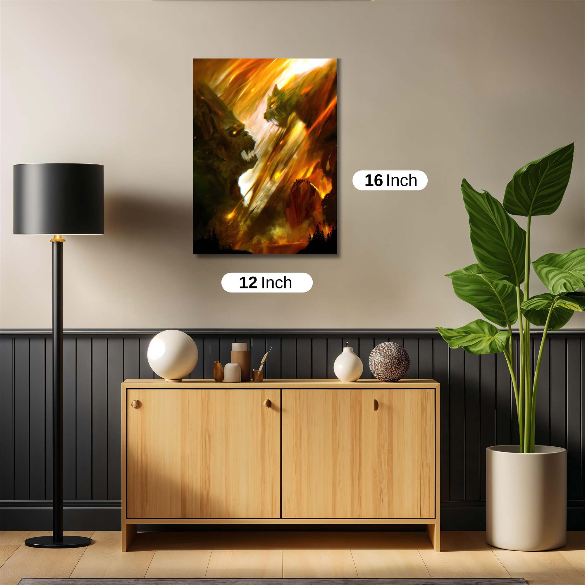 Godzilla Ferocity Safe Wall Magnetic / M
