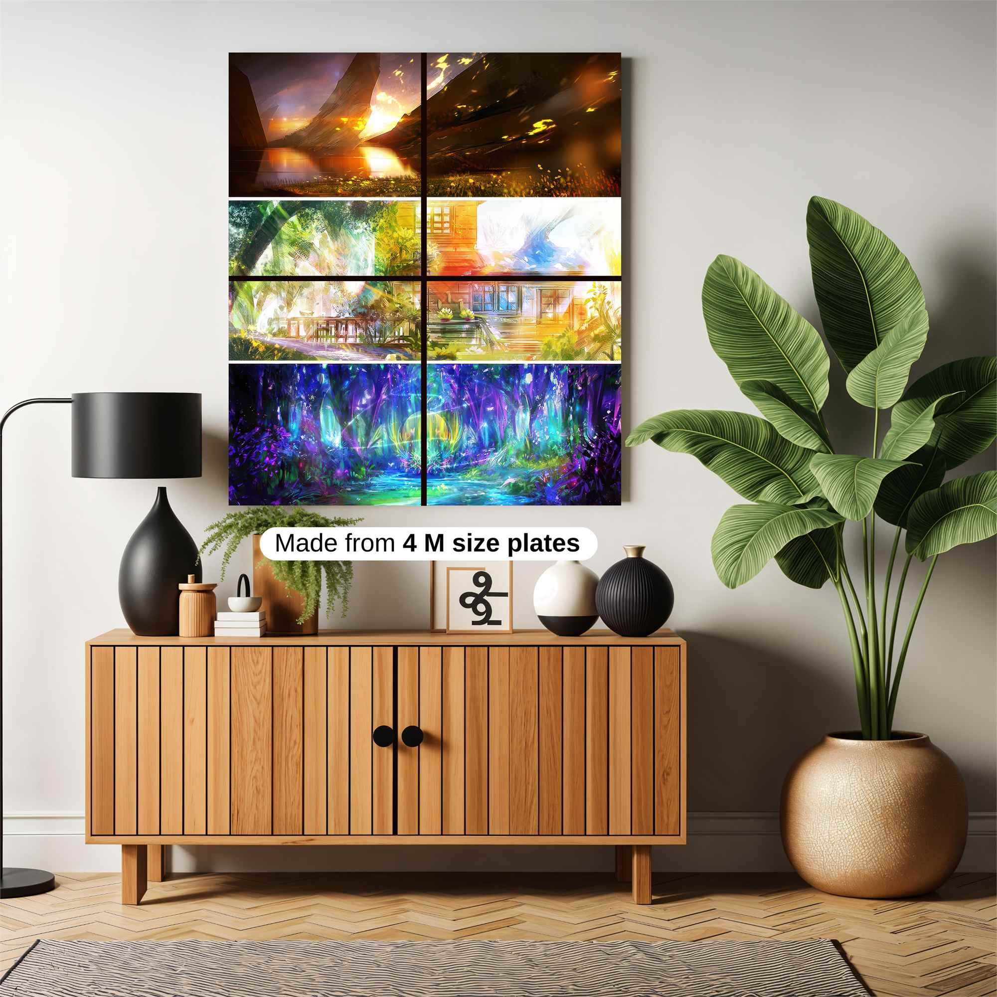 Sunset Serenity Safe Wall Magnetic / M