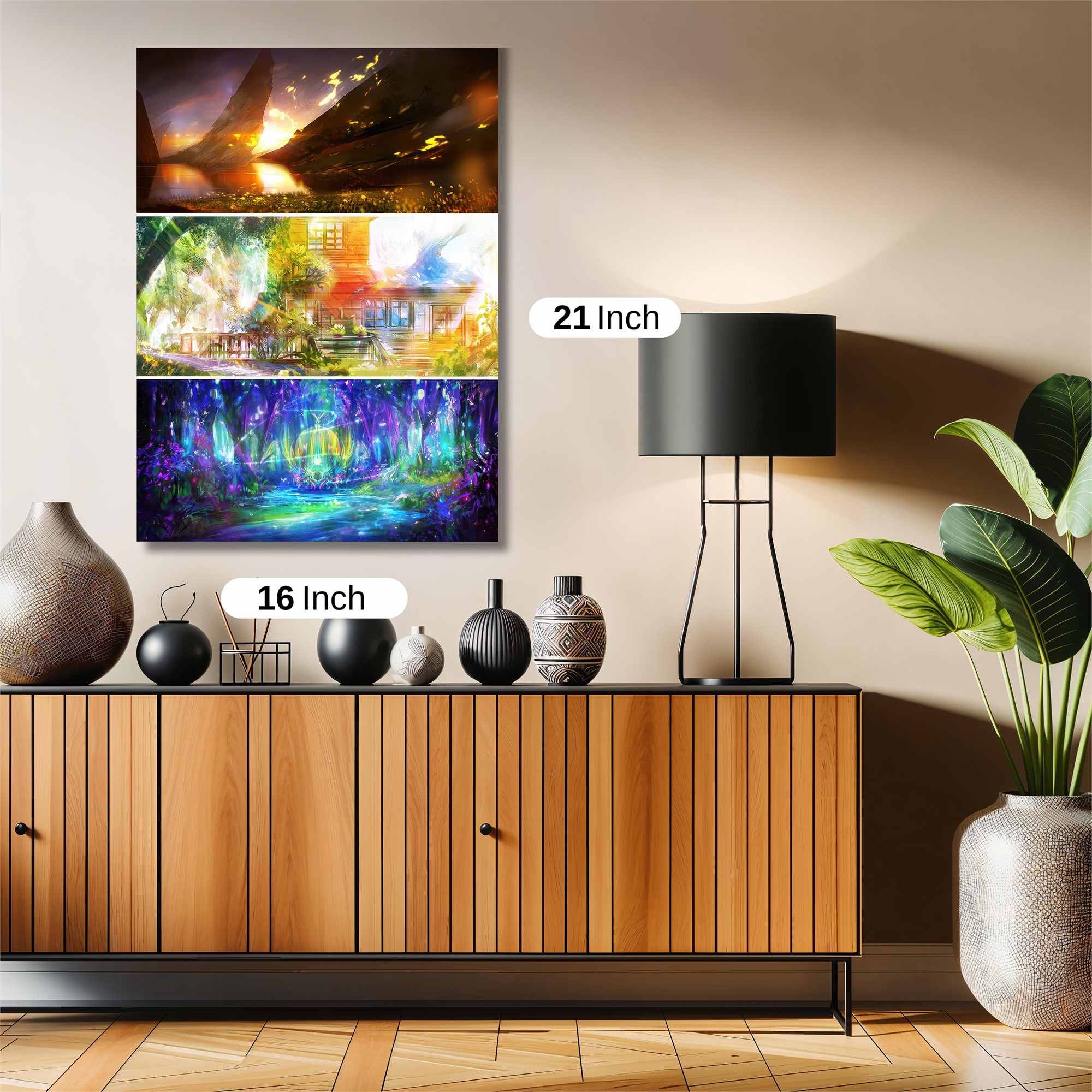 Sunset Serenity Safe Wall Magnetic / M