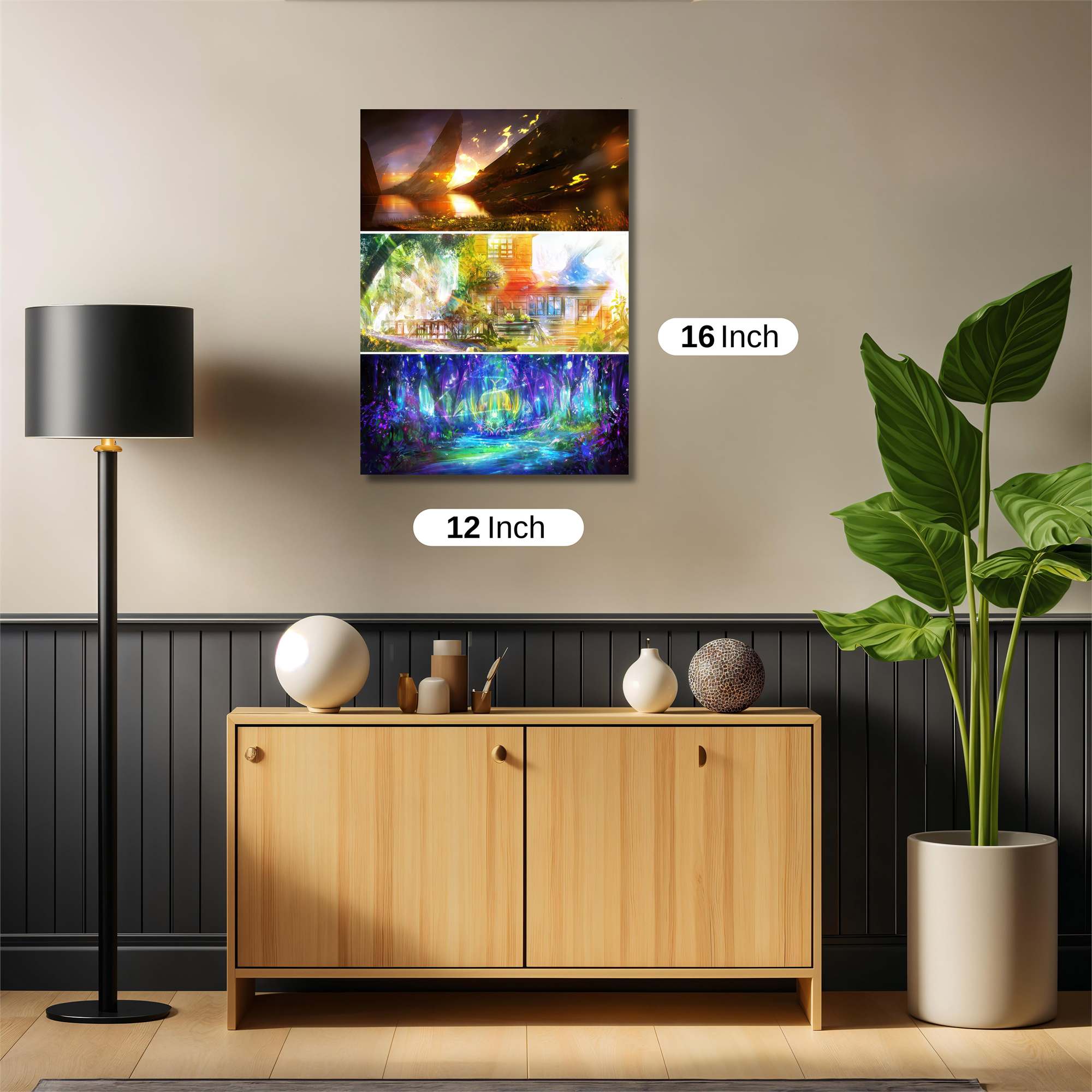 Sunset Serenity Safe Wall Magnetic / M