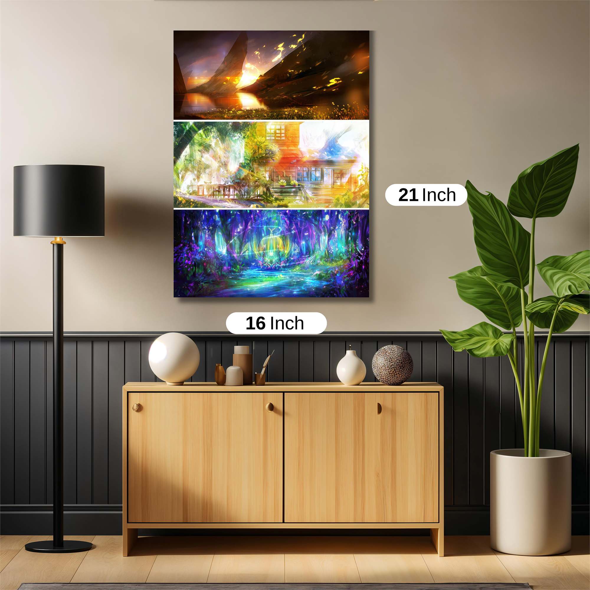 Sunset Serenity Safe Wall Magnetic / M