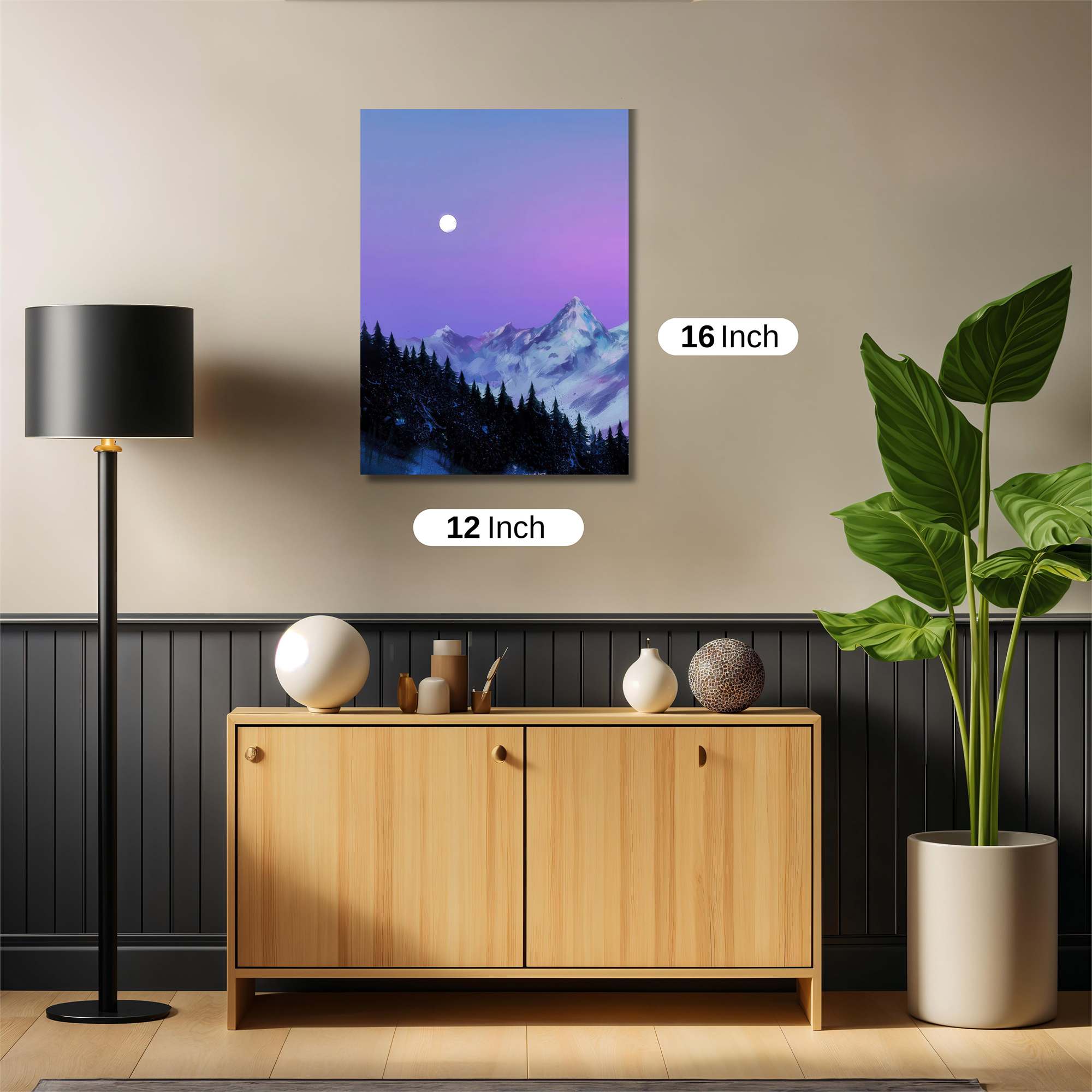 Moonlit Serenity Safe Wall Magnetic / M