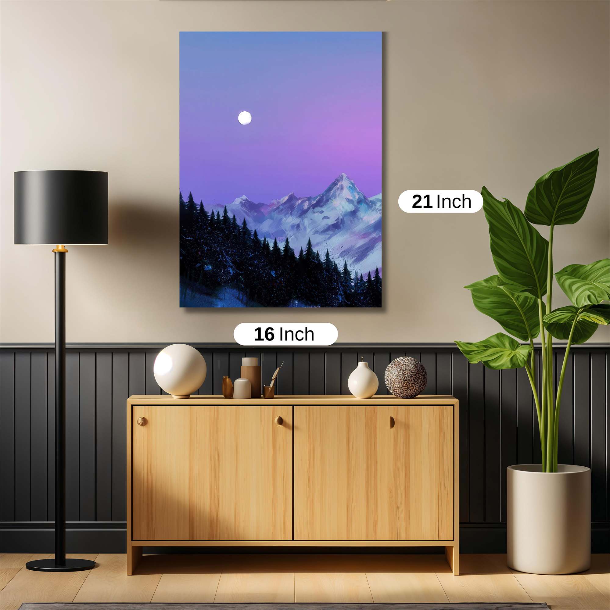 Moonlit Serenity Safe Wall Magnetic / M