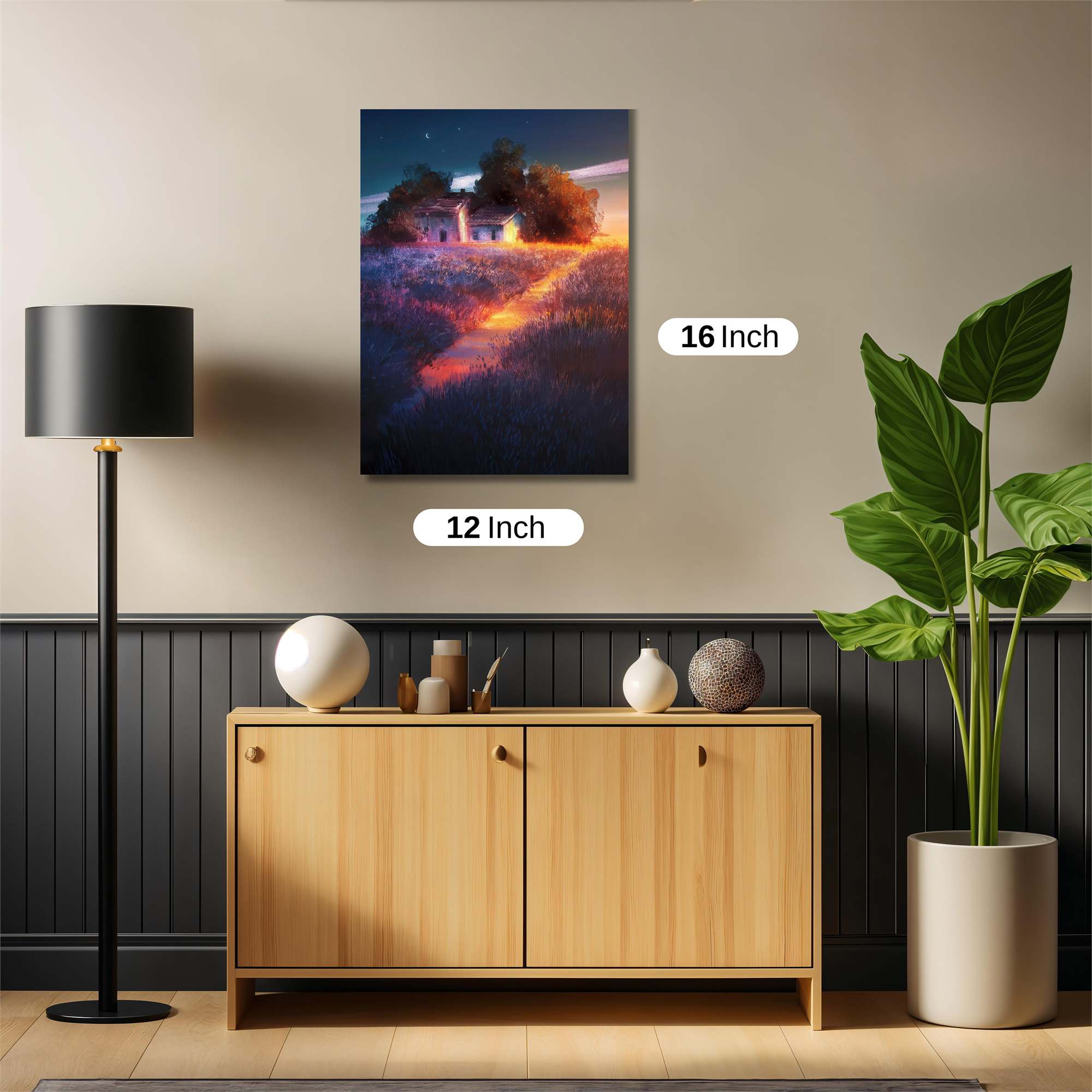 Cottage Twilight Safe Wall Magnetic / M
