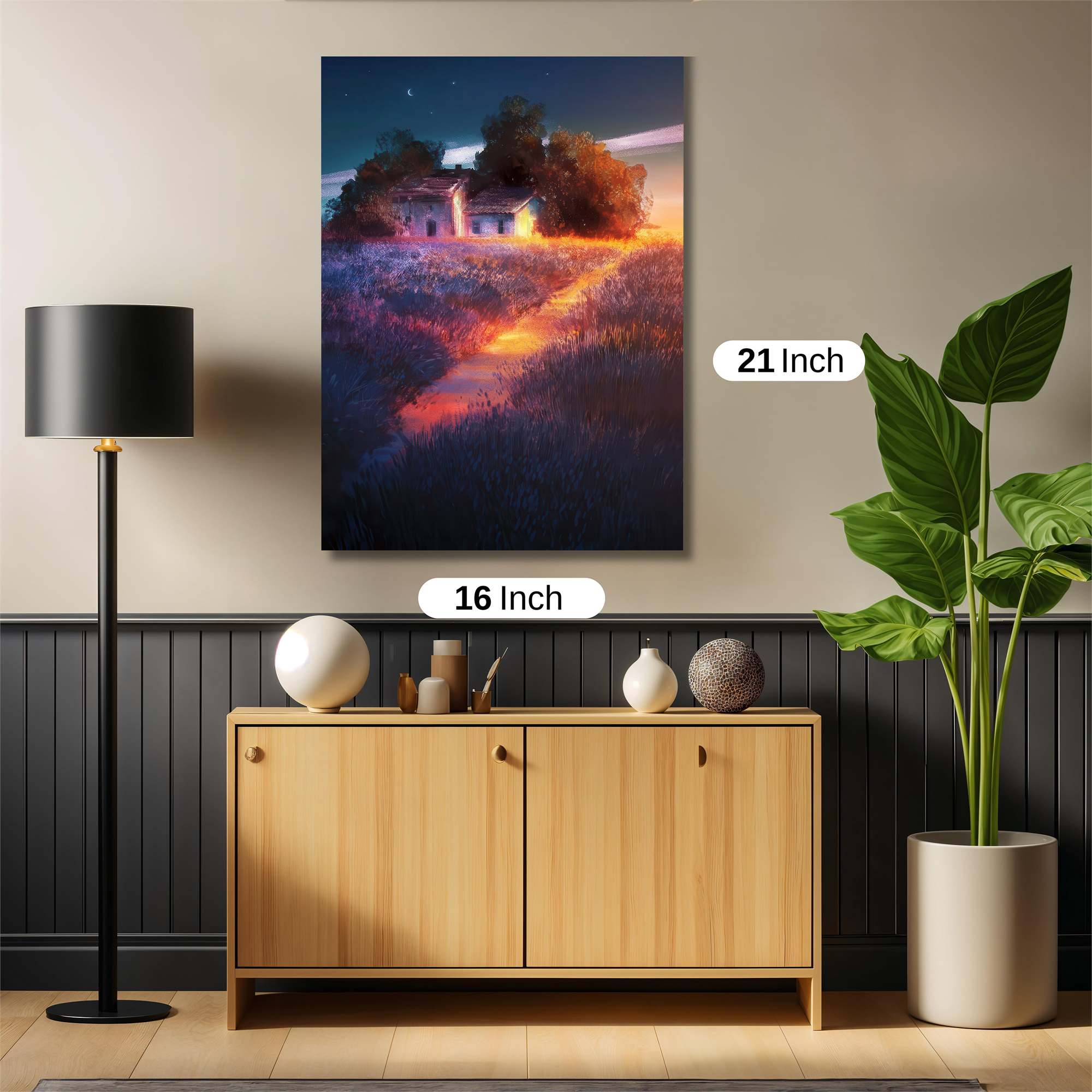 Cottage Twilight Safe Wall Magnetic / M