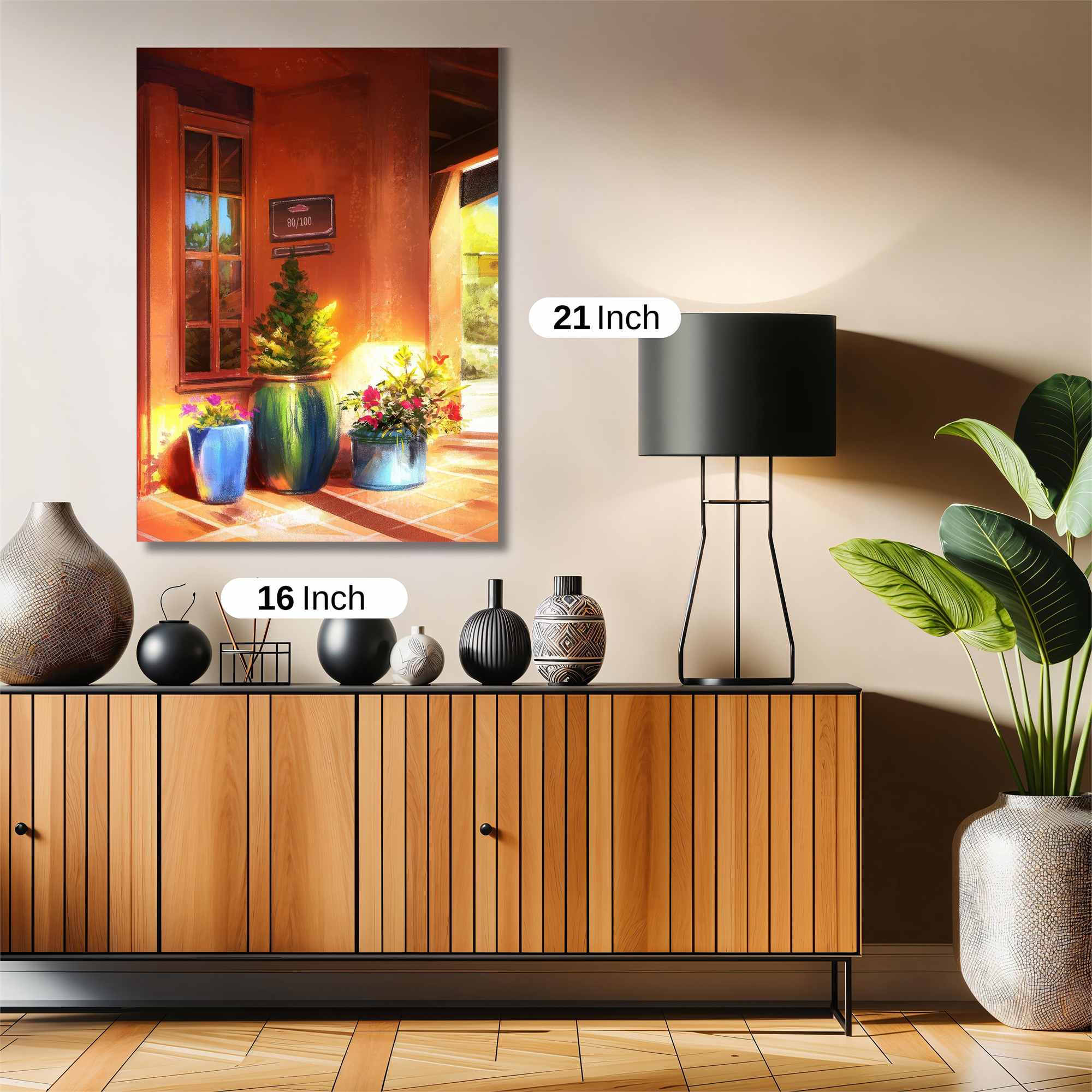 Sunlit Serenity Safe Wall Magnetic / M