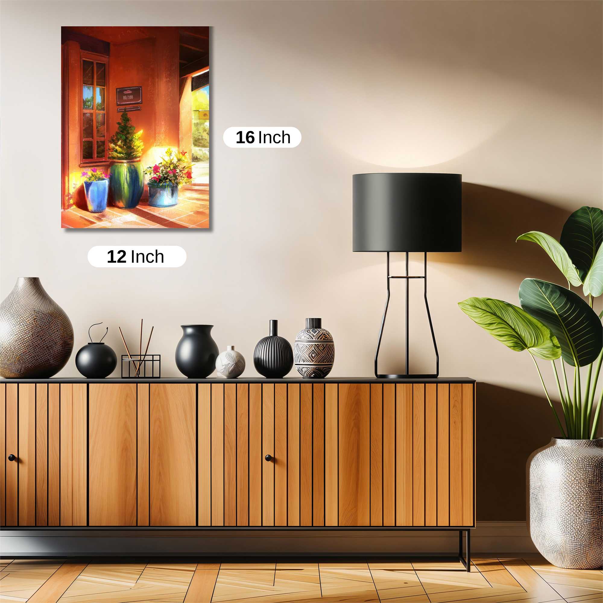 Sunlit Serenity Safe Wall Magnetic / M