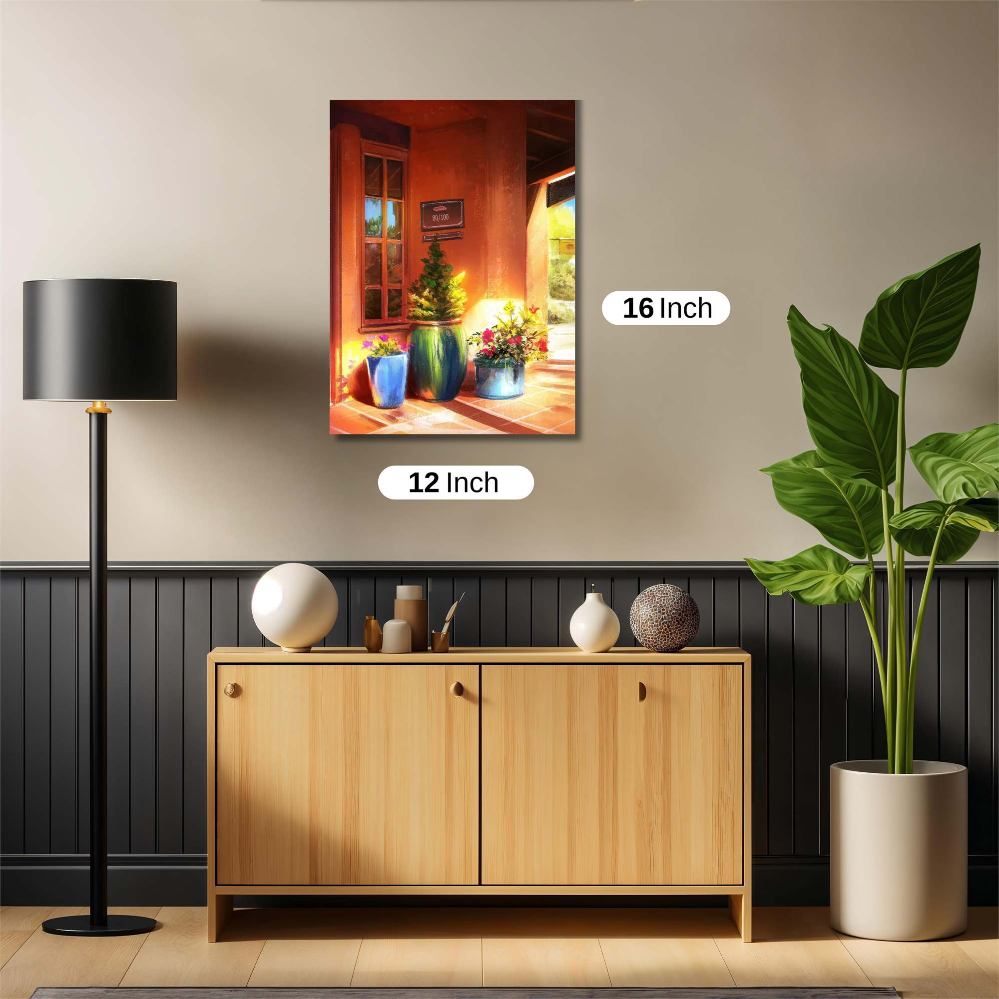 Sunlit Serenity Safe Wall Magnetic / M