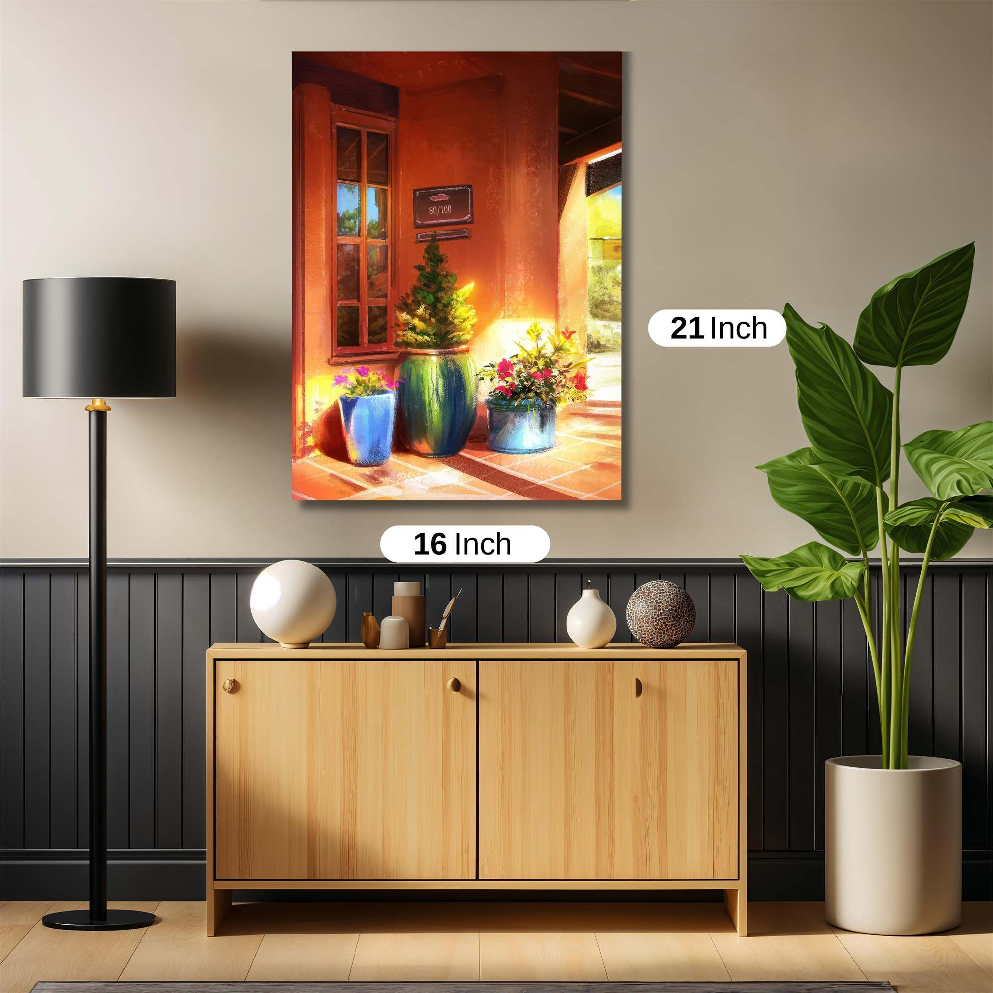 Sunlit Serenity Safe Wall Magnetic / M