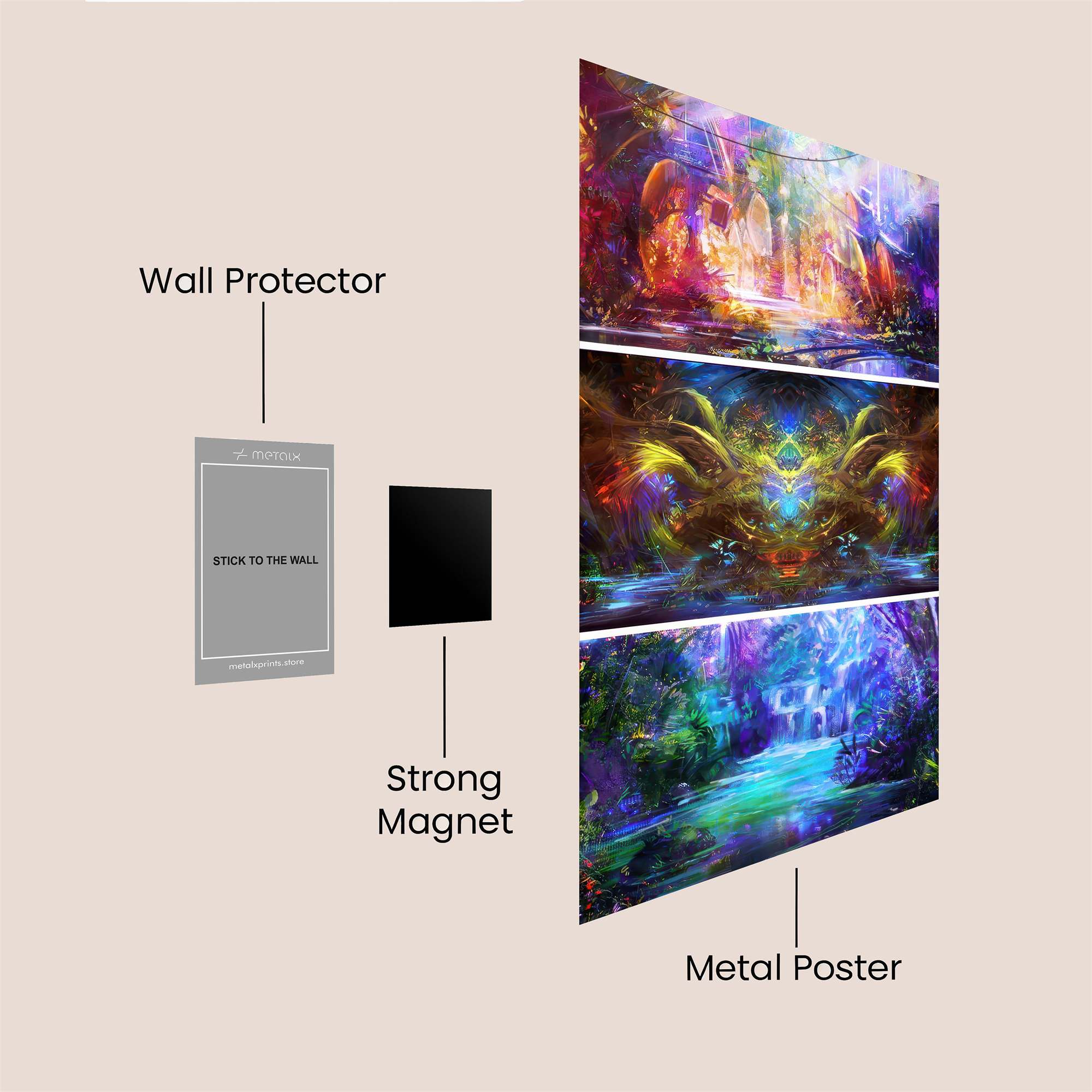 Mystic Whimsy Safe Wall Magnetic / M