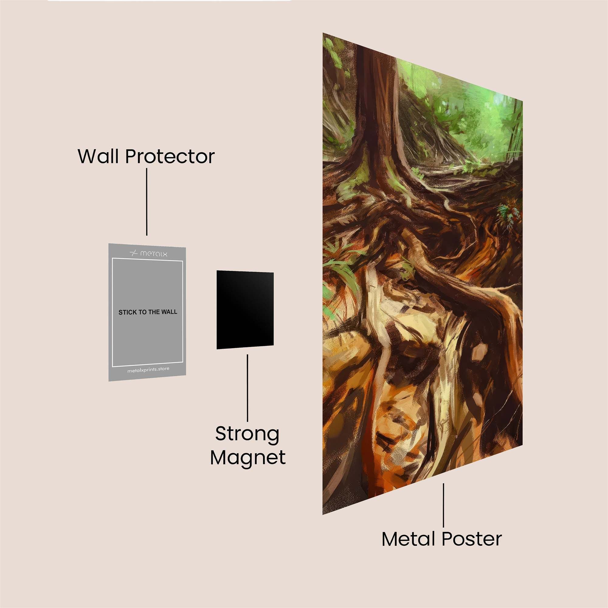 Forest Whispers Safe Wall Magnetic / M
