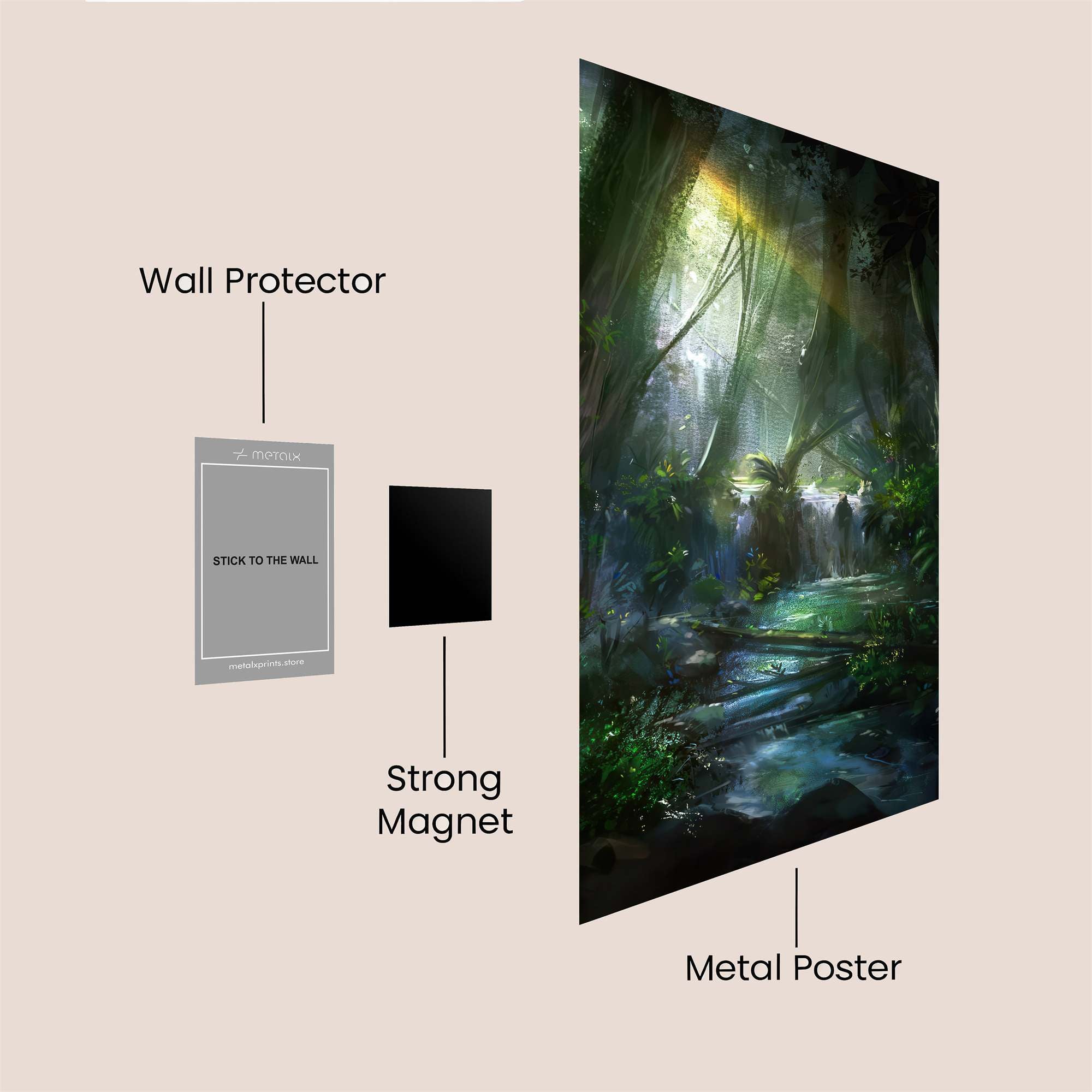 Forest Enchantment Safe Wall Magnetic / M