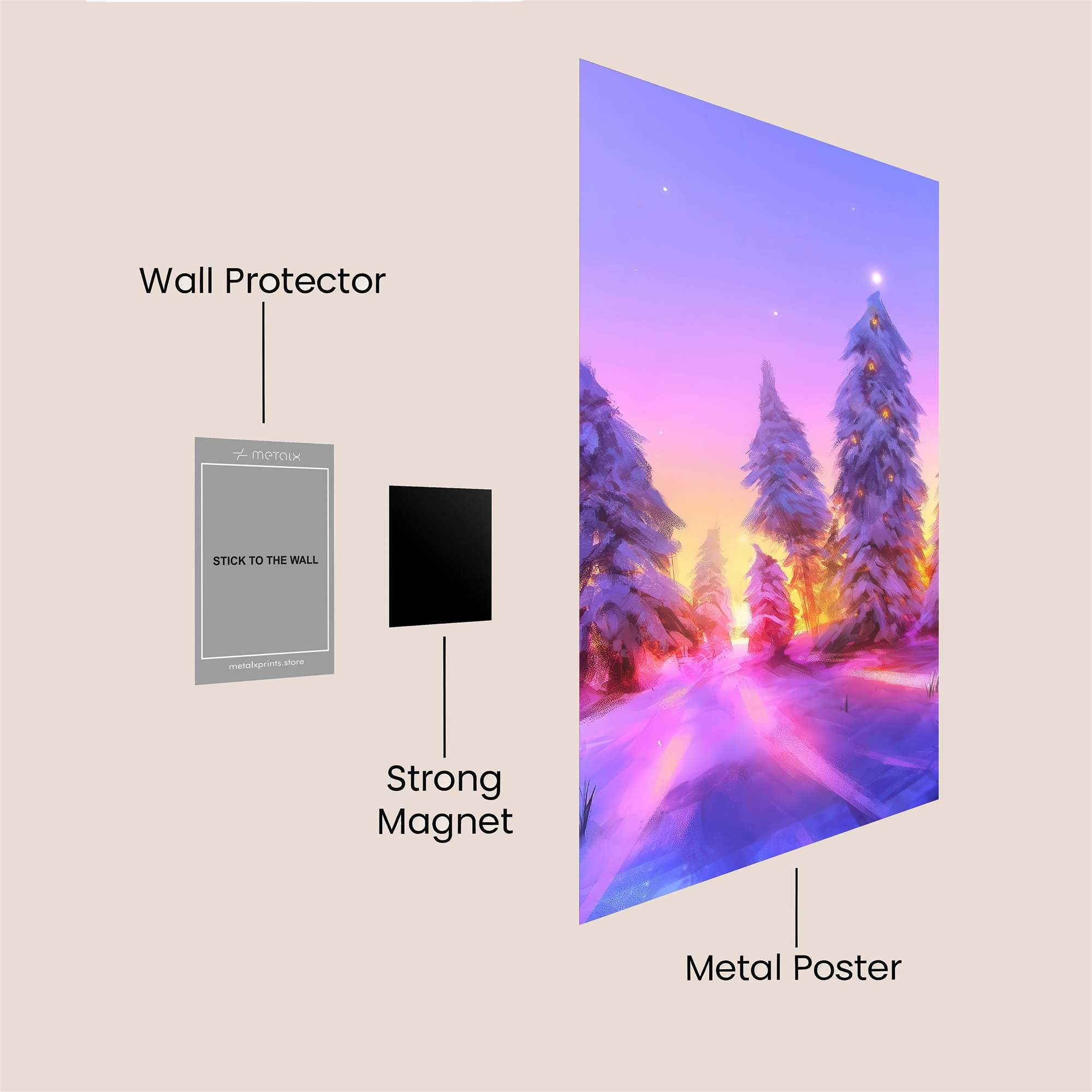 Starlit Serenity Safe Wall Magnetic / M
