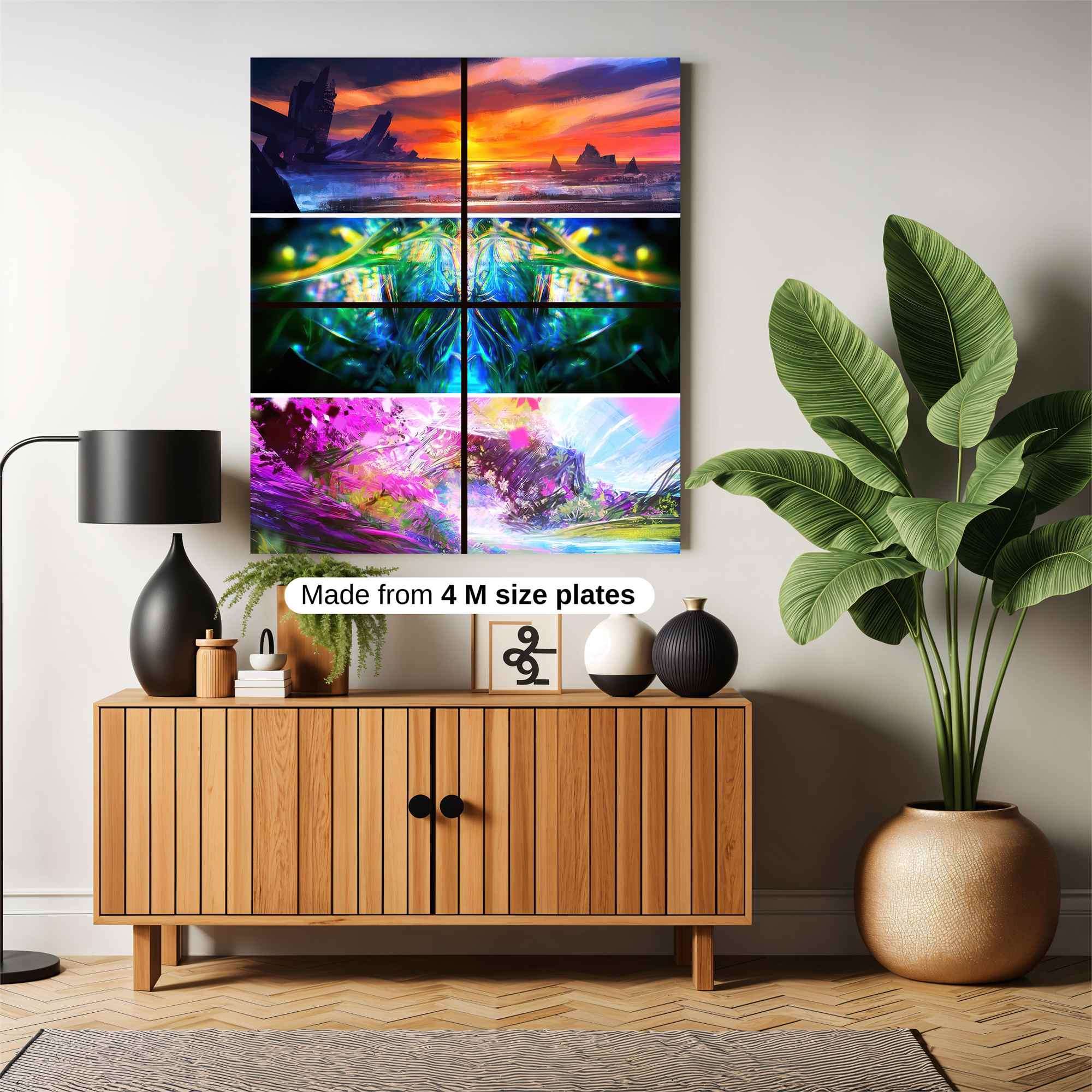 Sunset Serenity Safe Wall Magnetic / M
