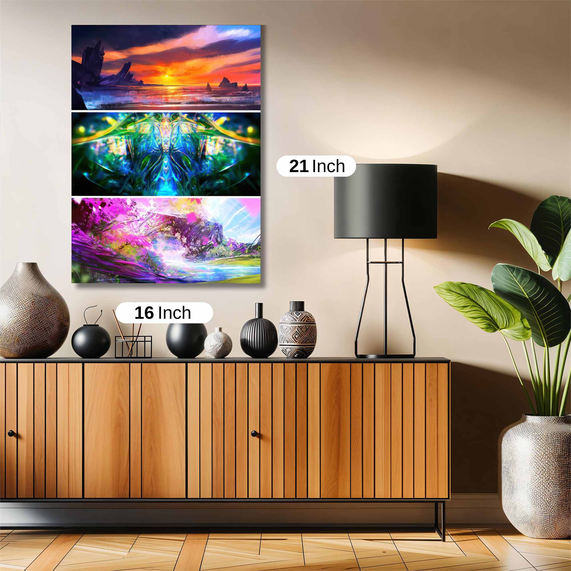 Sunset Serenity Safe Wall Magnetic / M