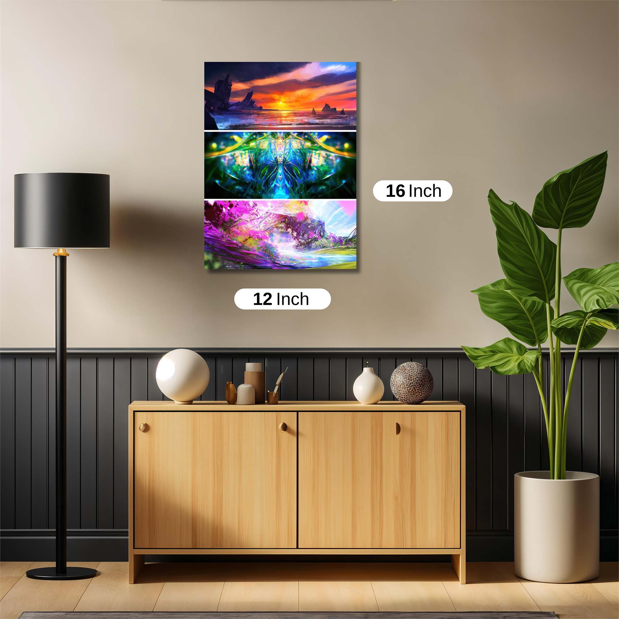 Sunset Serenity Safe Wall Magnetic / M