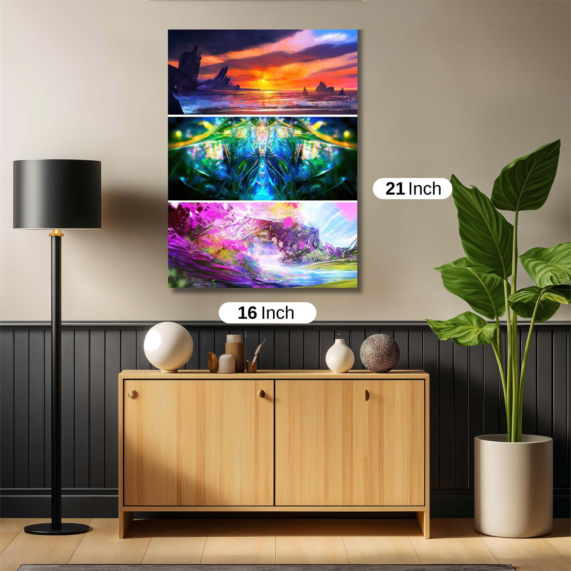 Sunset Serenity Safe Wall Magnetic / M