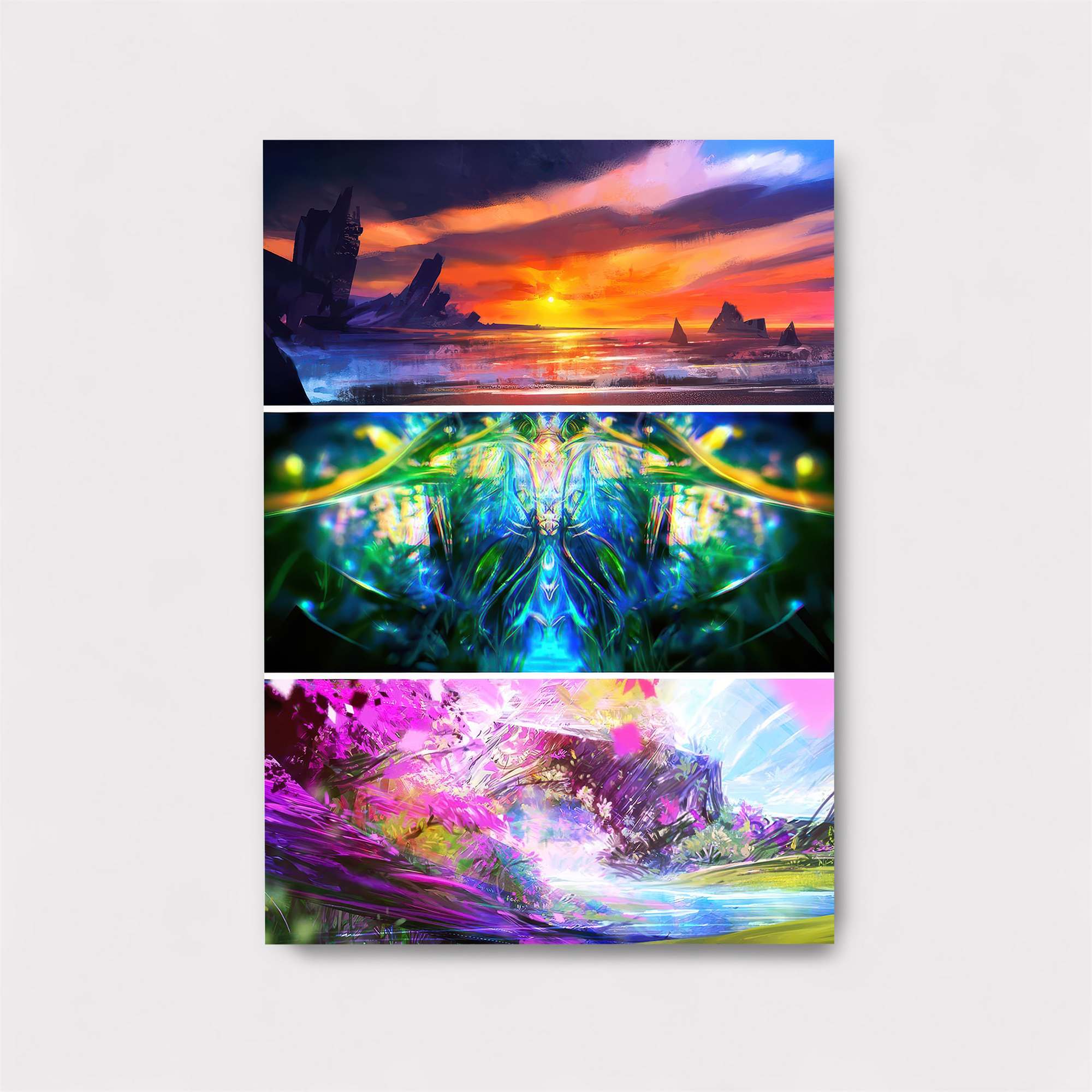 Sunset Serenity Safe Wall Magnetic / M