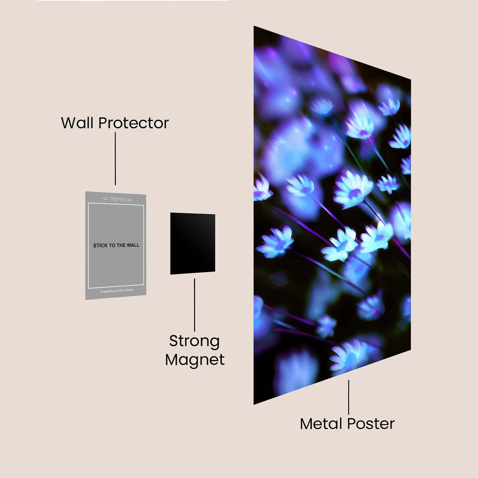 Daisies Dreamy Safe Wall Magnetic / M