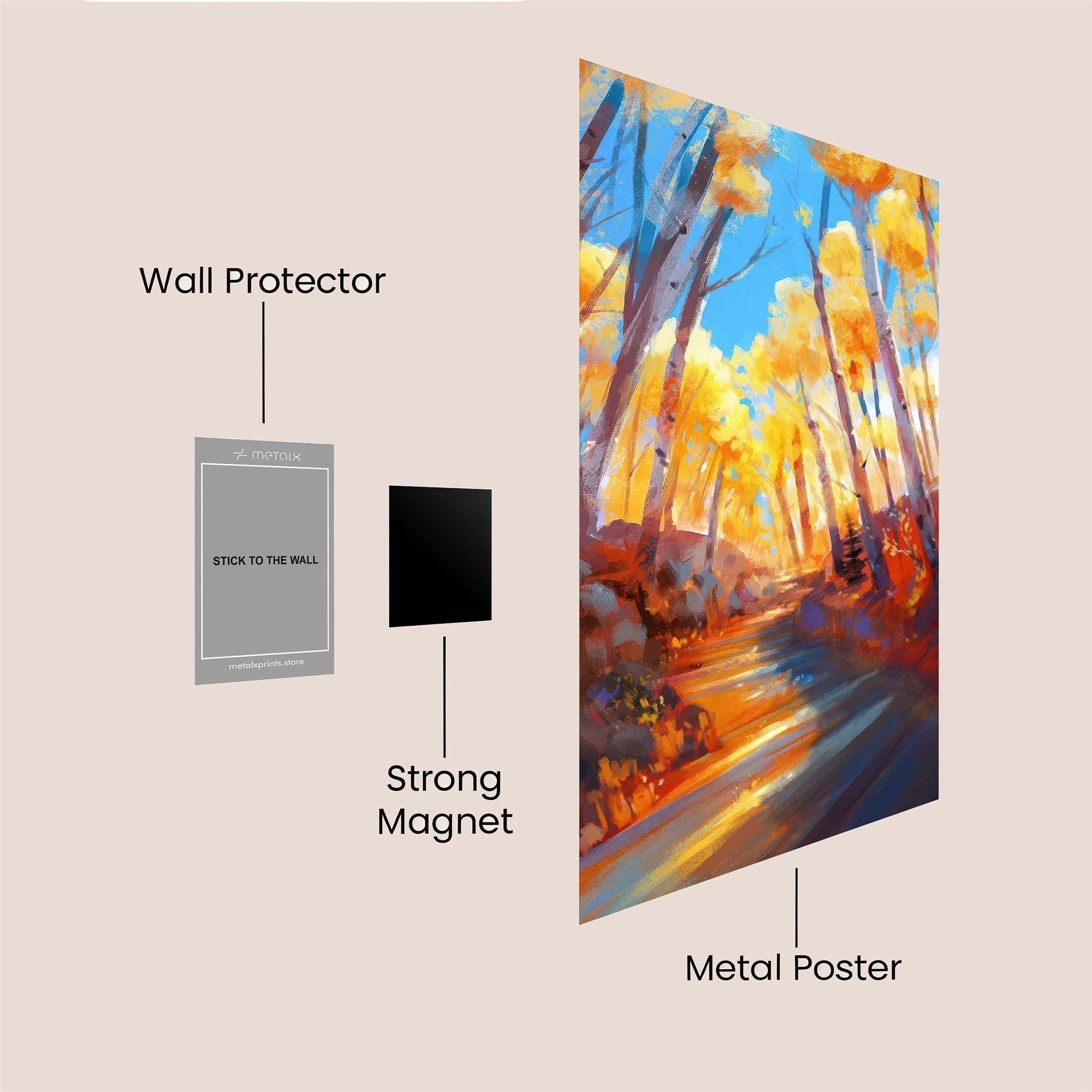 Autumn Radiance Safe Wall Magnetic / M